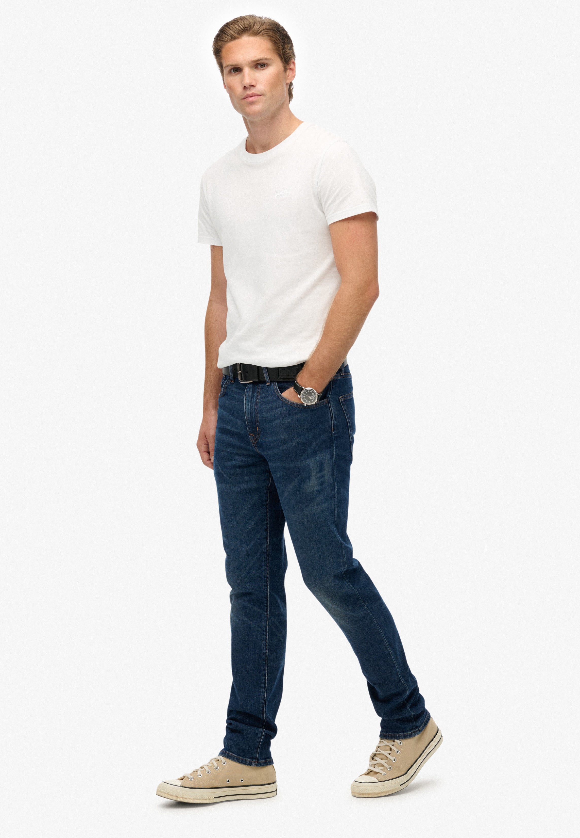 Organic Cotton Vintage Slim Straight Jeans