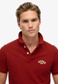 Vintage Athletic Embroidered Polo Shirt