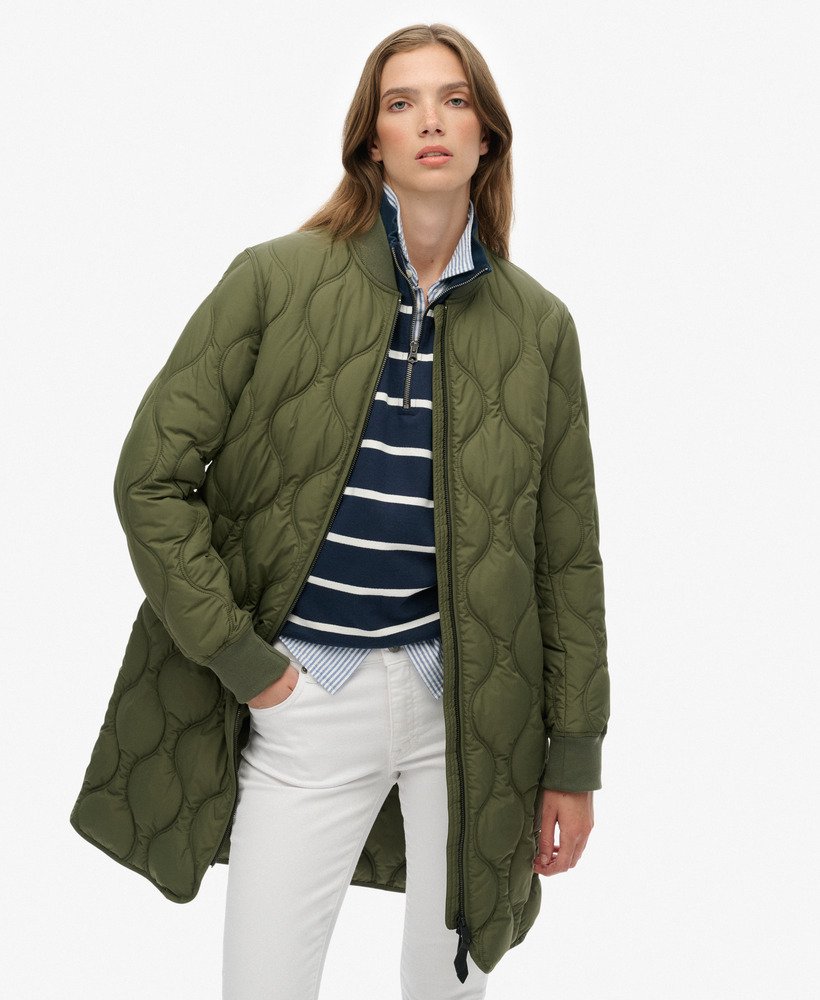 Longline Quilted Liner Jacket