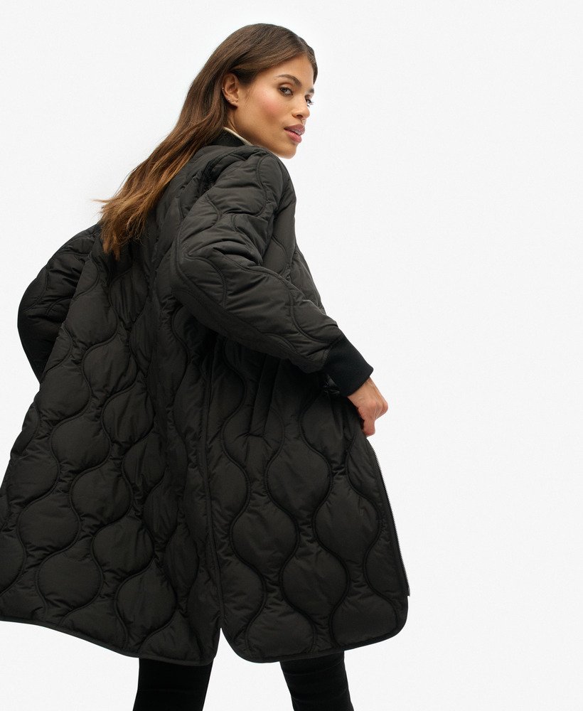 Longline Quilted Liner Jacket