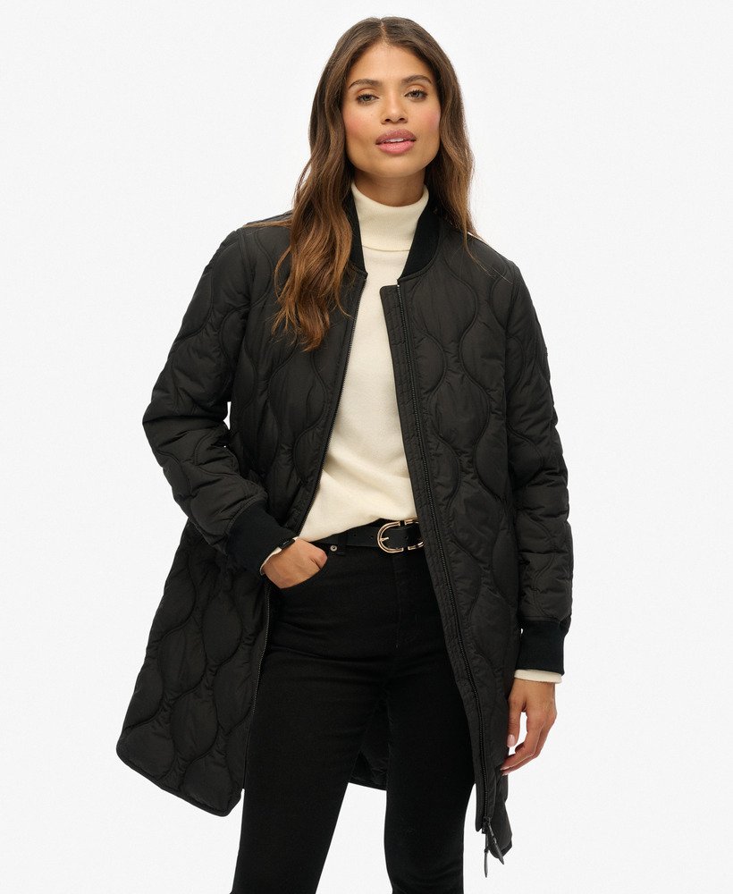 Longline Quilted Liner Jacket