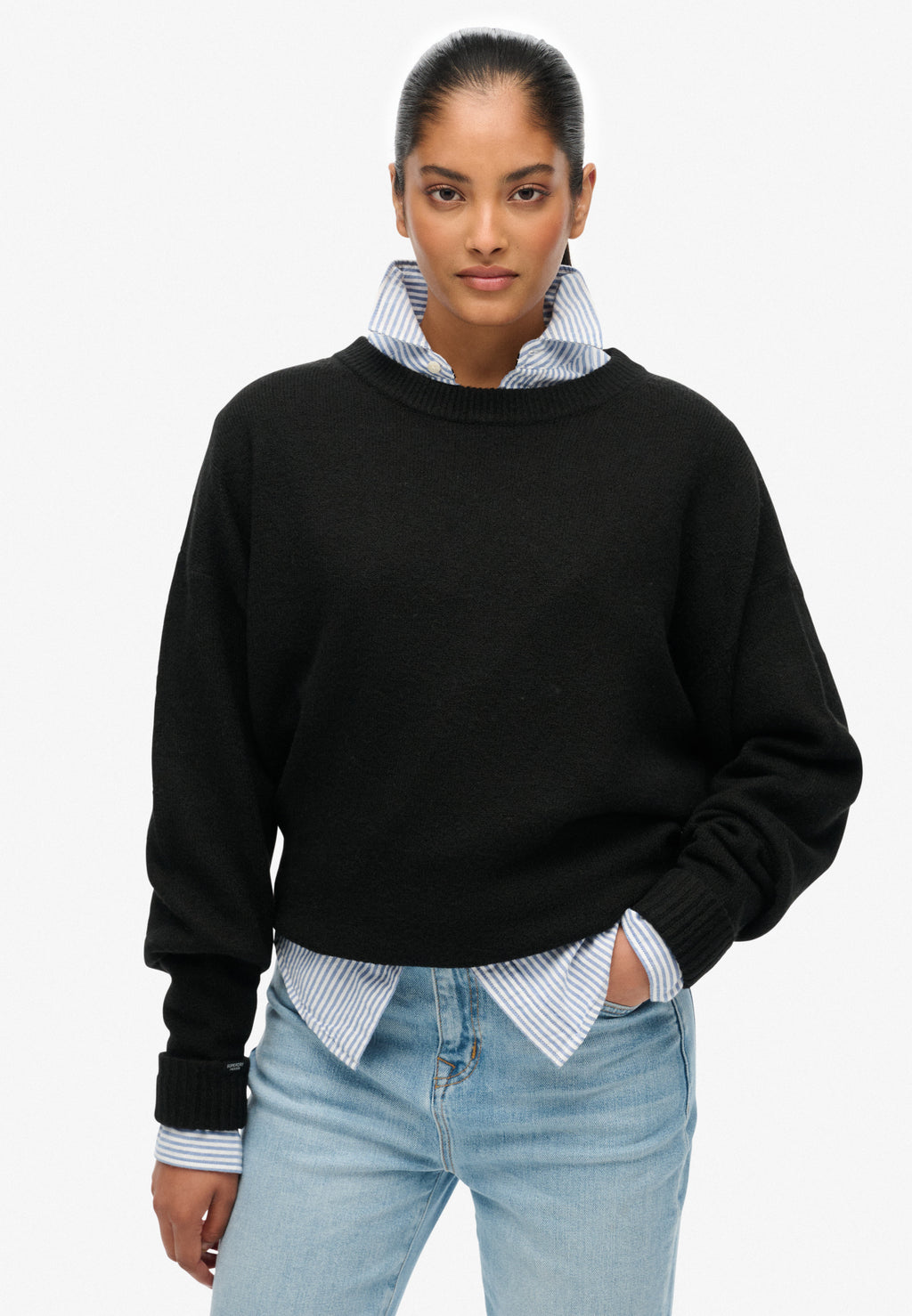 Slouchy Crew Neck Jumper