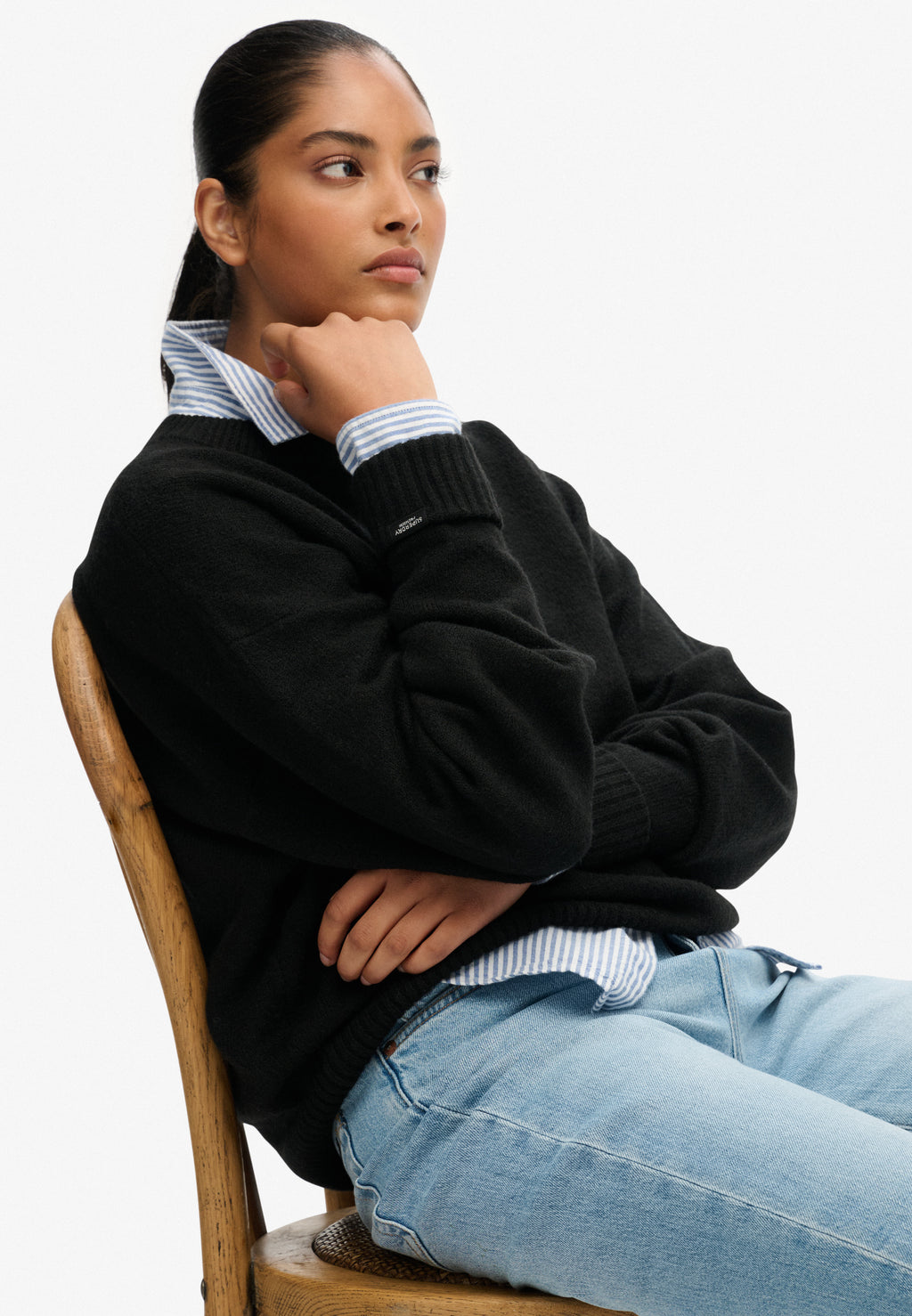 Slouchy Crew Neck Jumper