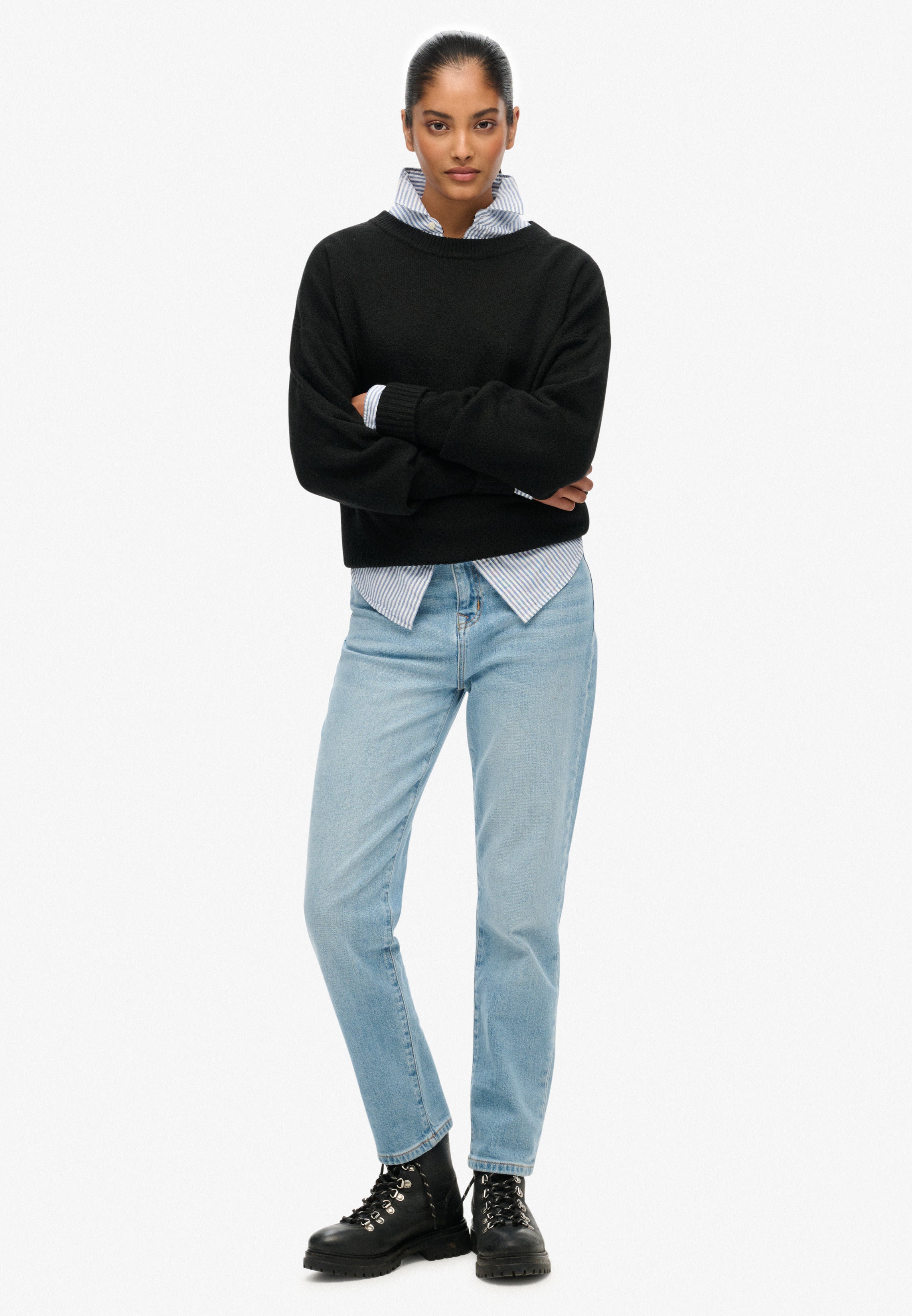 Slouchy Crew Neck Jumper