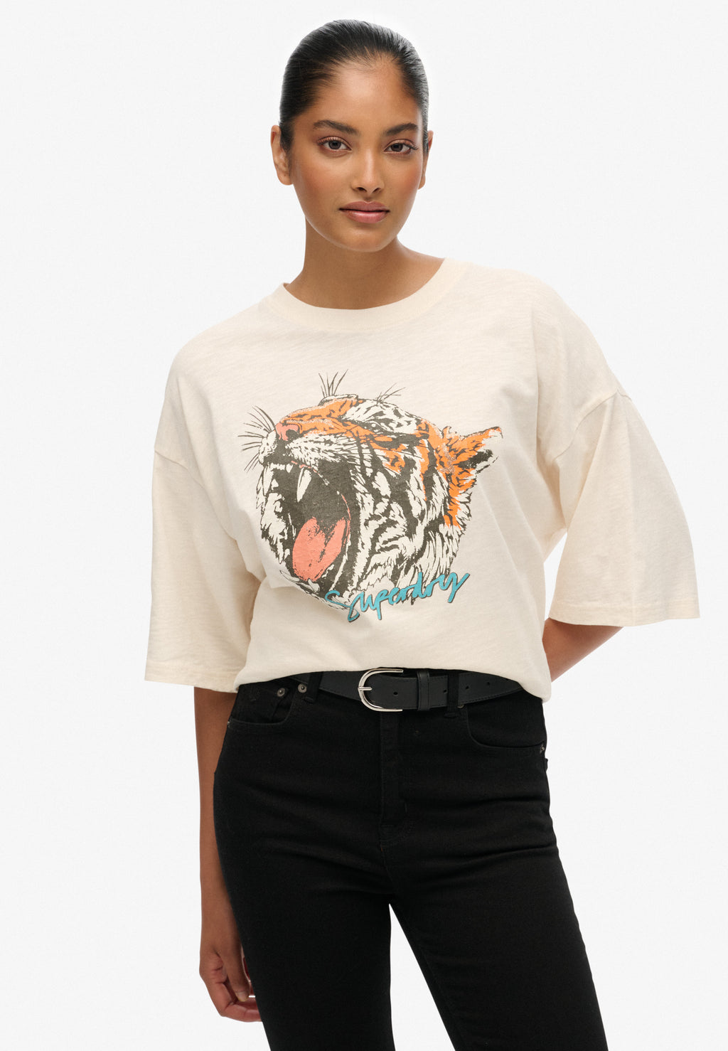 تيشيرت بايكر روك كبير الحجم