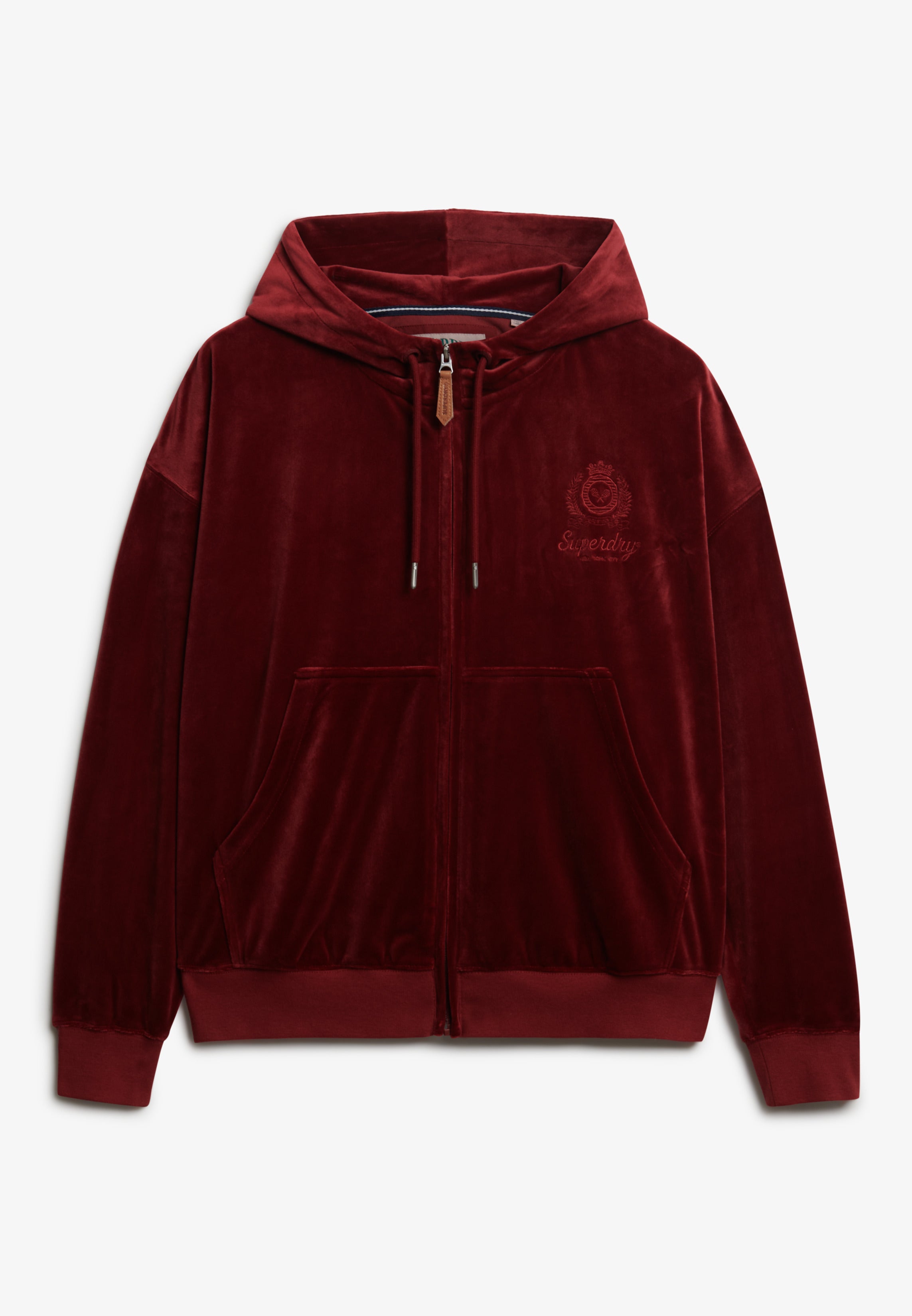 Country Club Velour Zip Hoodie