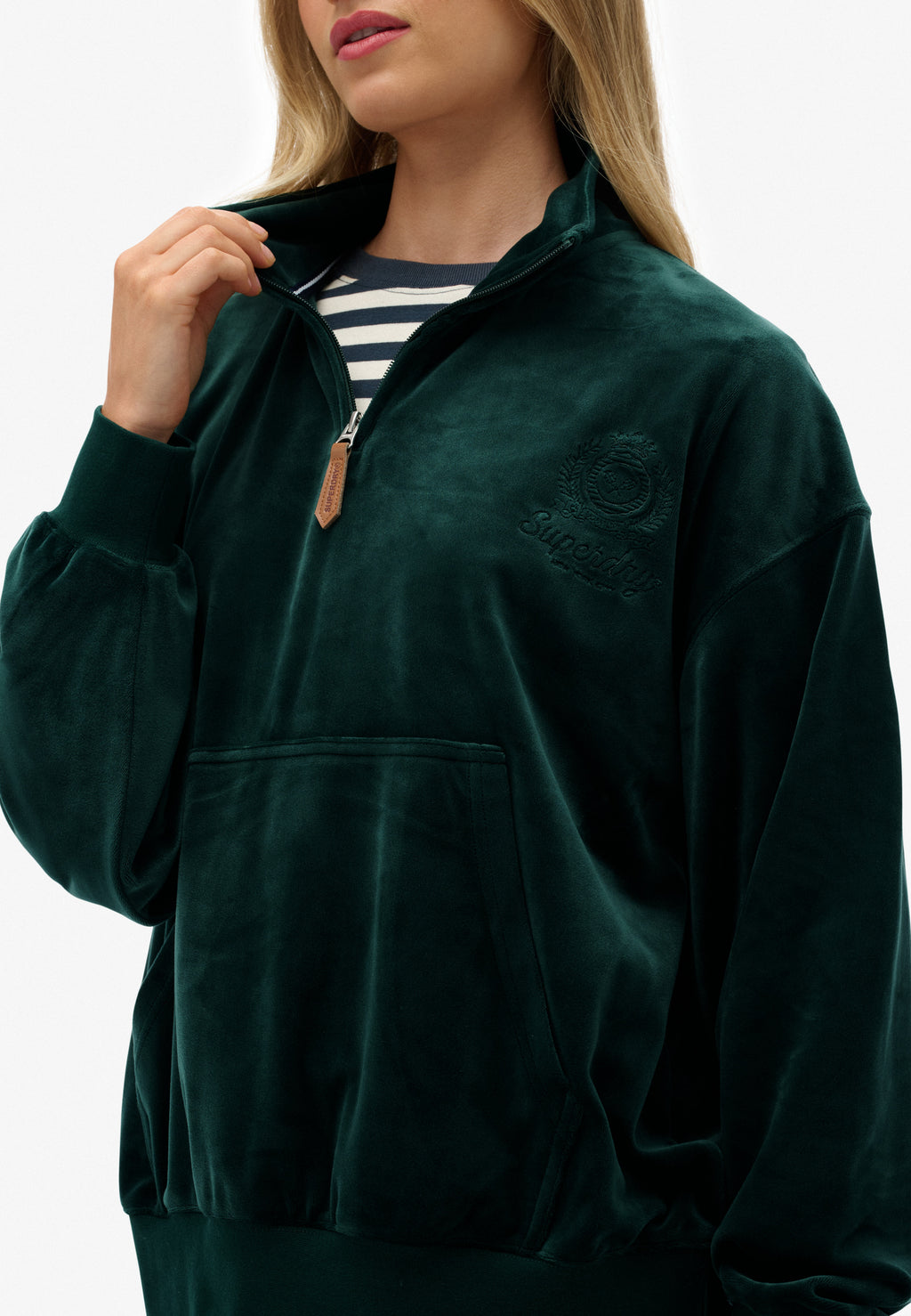 Country Club Velour Quarter Zip