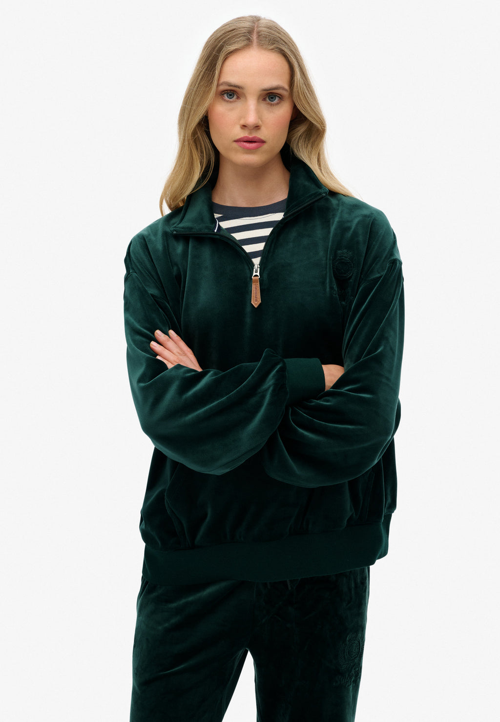 Country Club Velour Quarter Zip