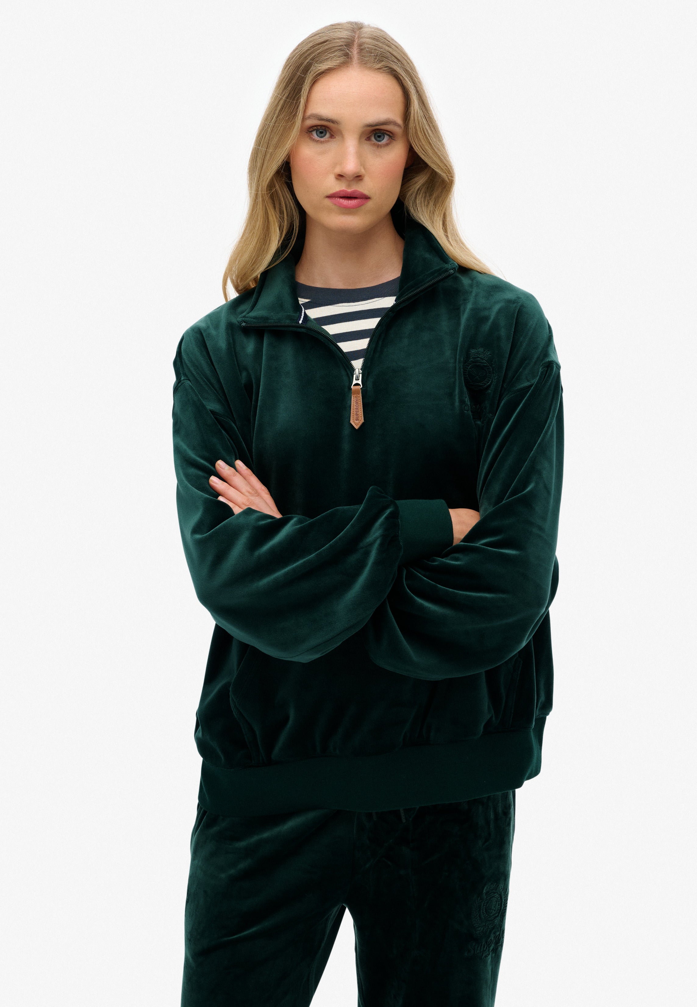 Country Club Velour Quarter Zip