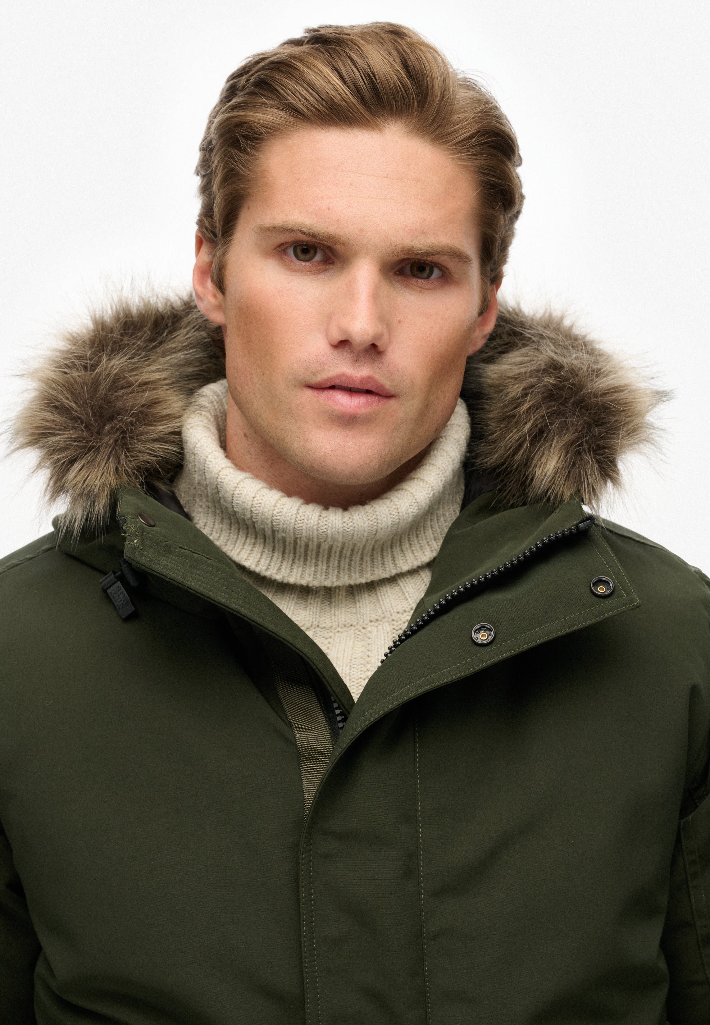 Everest Faux Fur Bomber Jacket