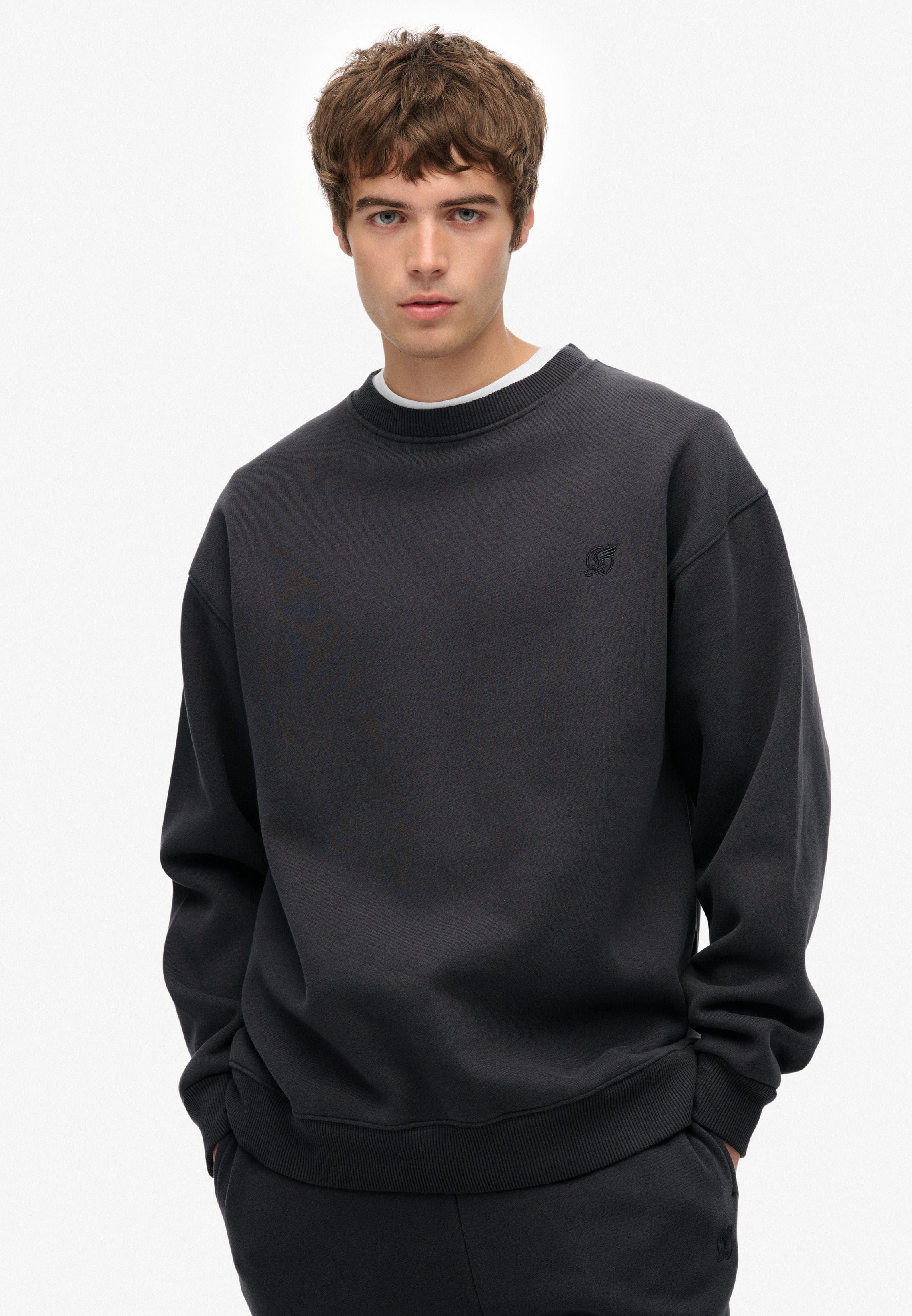 Blank Oversized Crew Sweatshirt