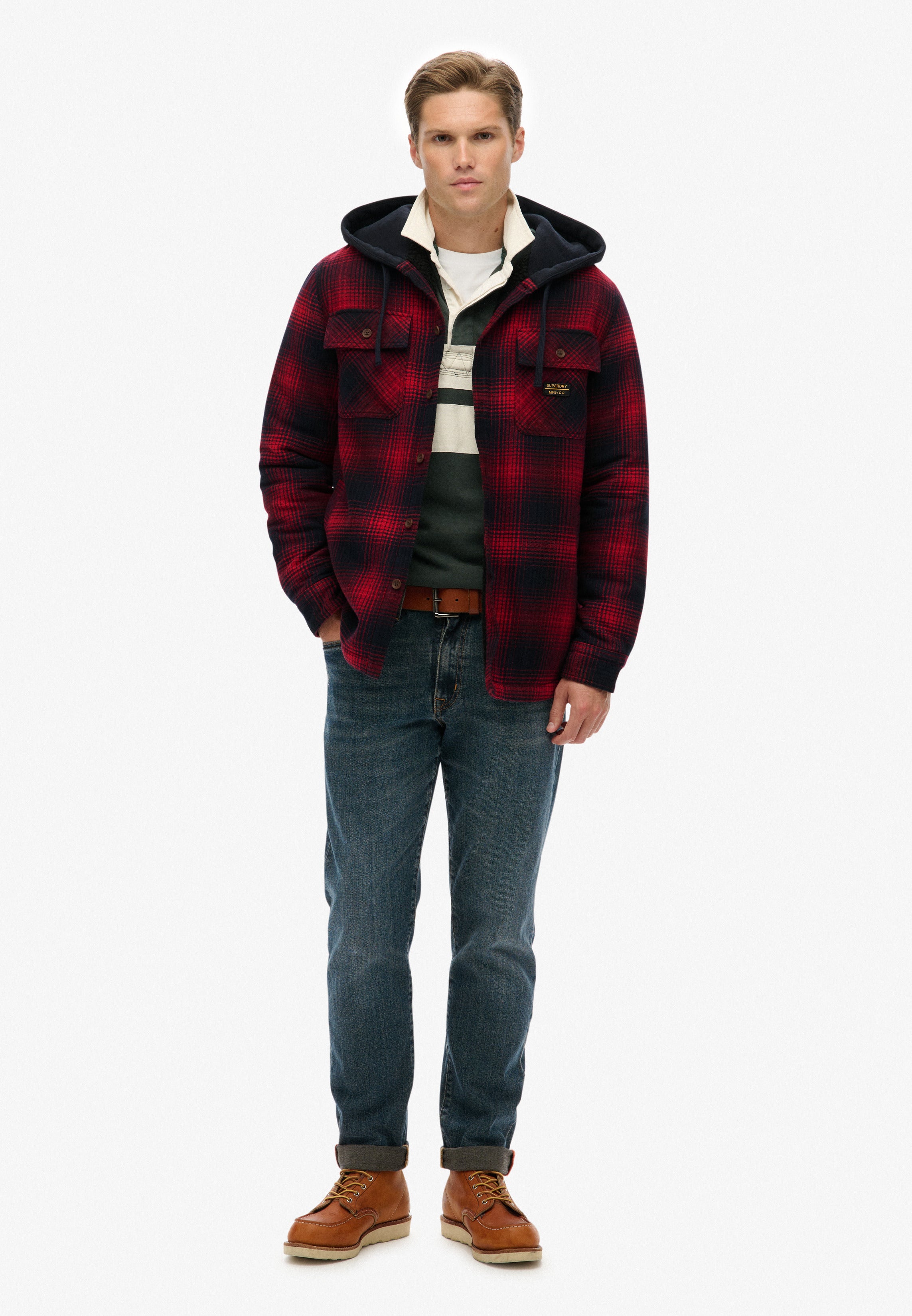Surplus Hooded Check Shirt