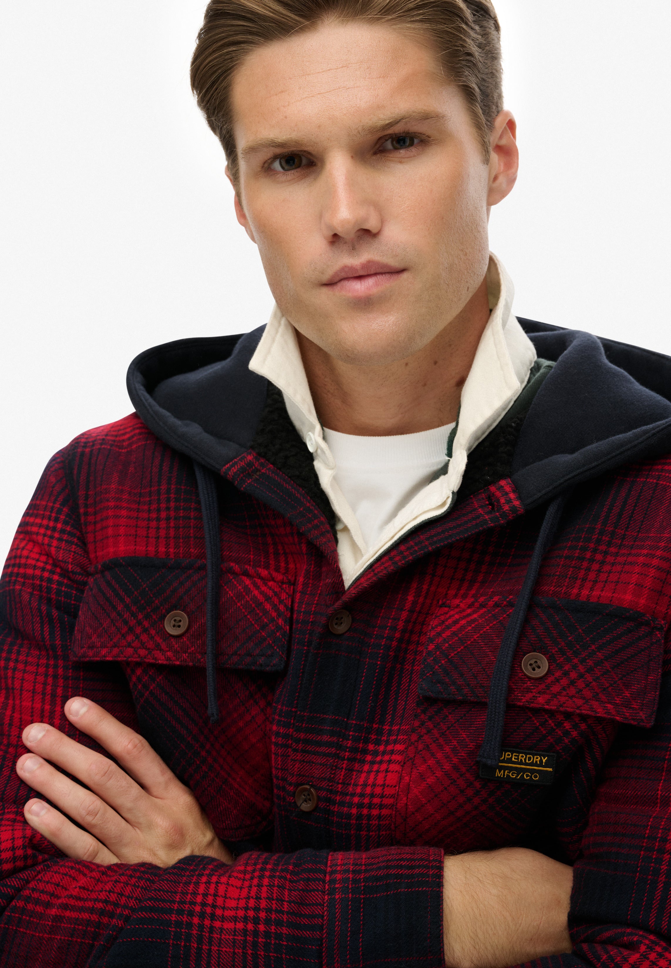 Surplus Hooded Check Shirt