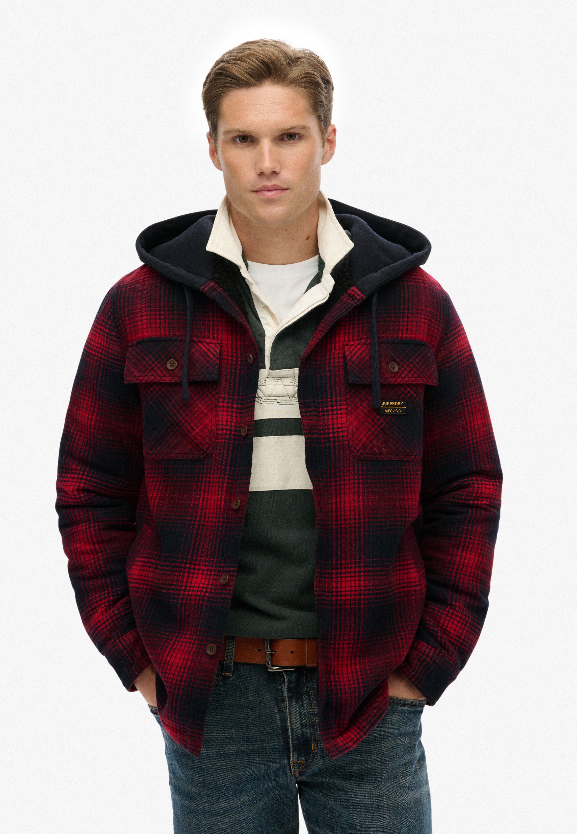 Surplus Hooded Check Shirt