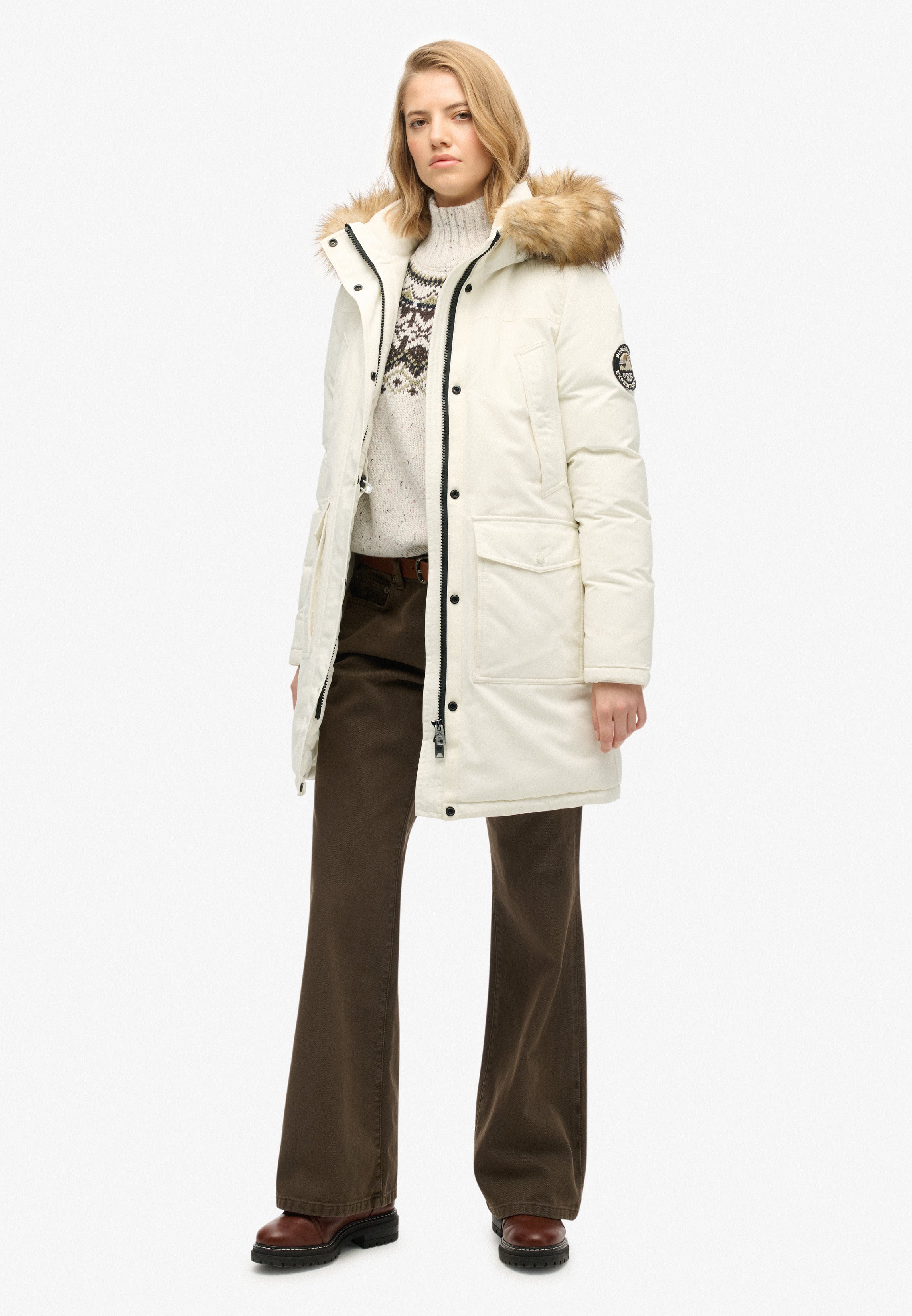 Everest Faux Fur Parka Coat