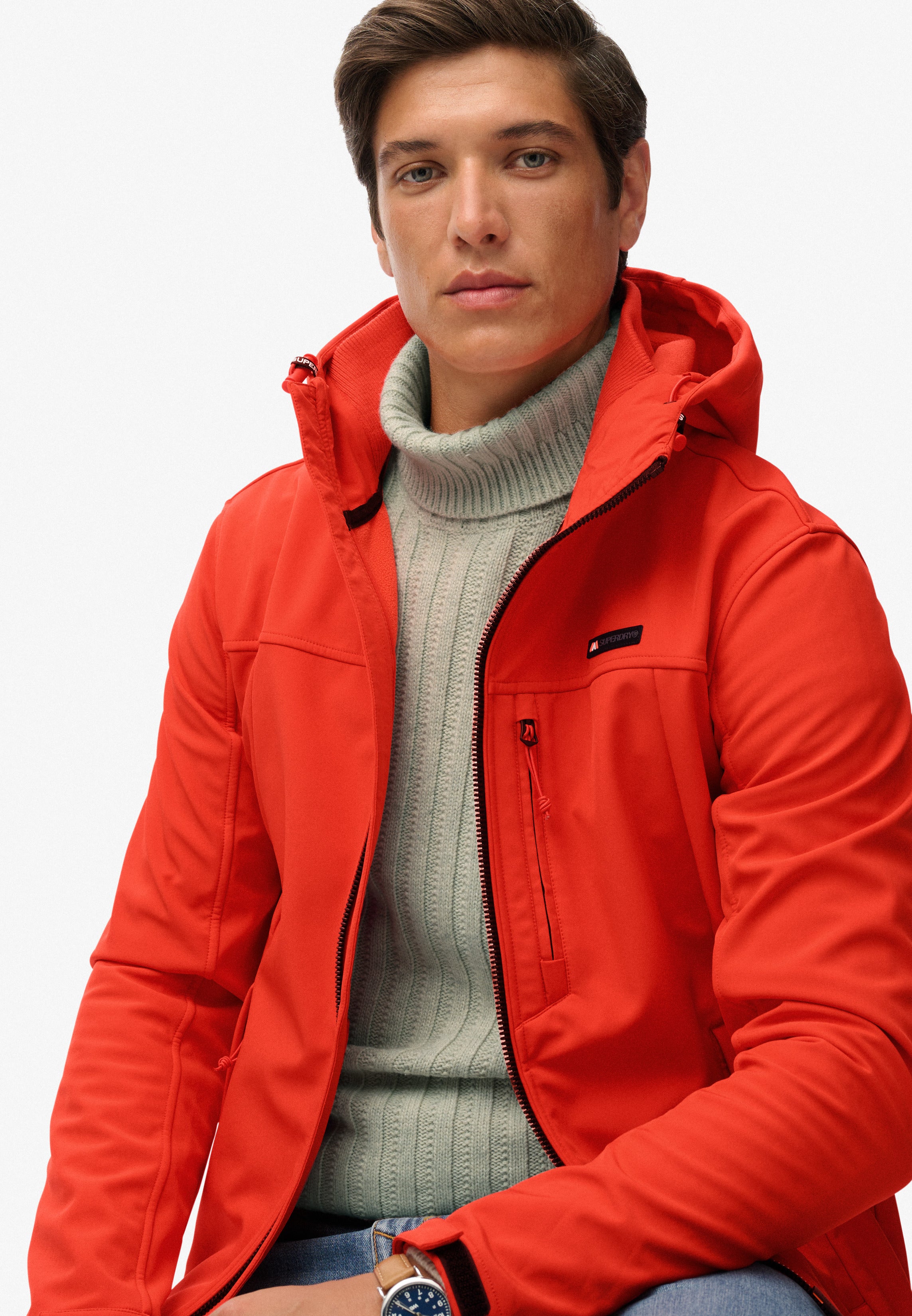Hooded Soft Shell Trekker Jacket