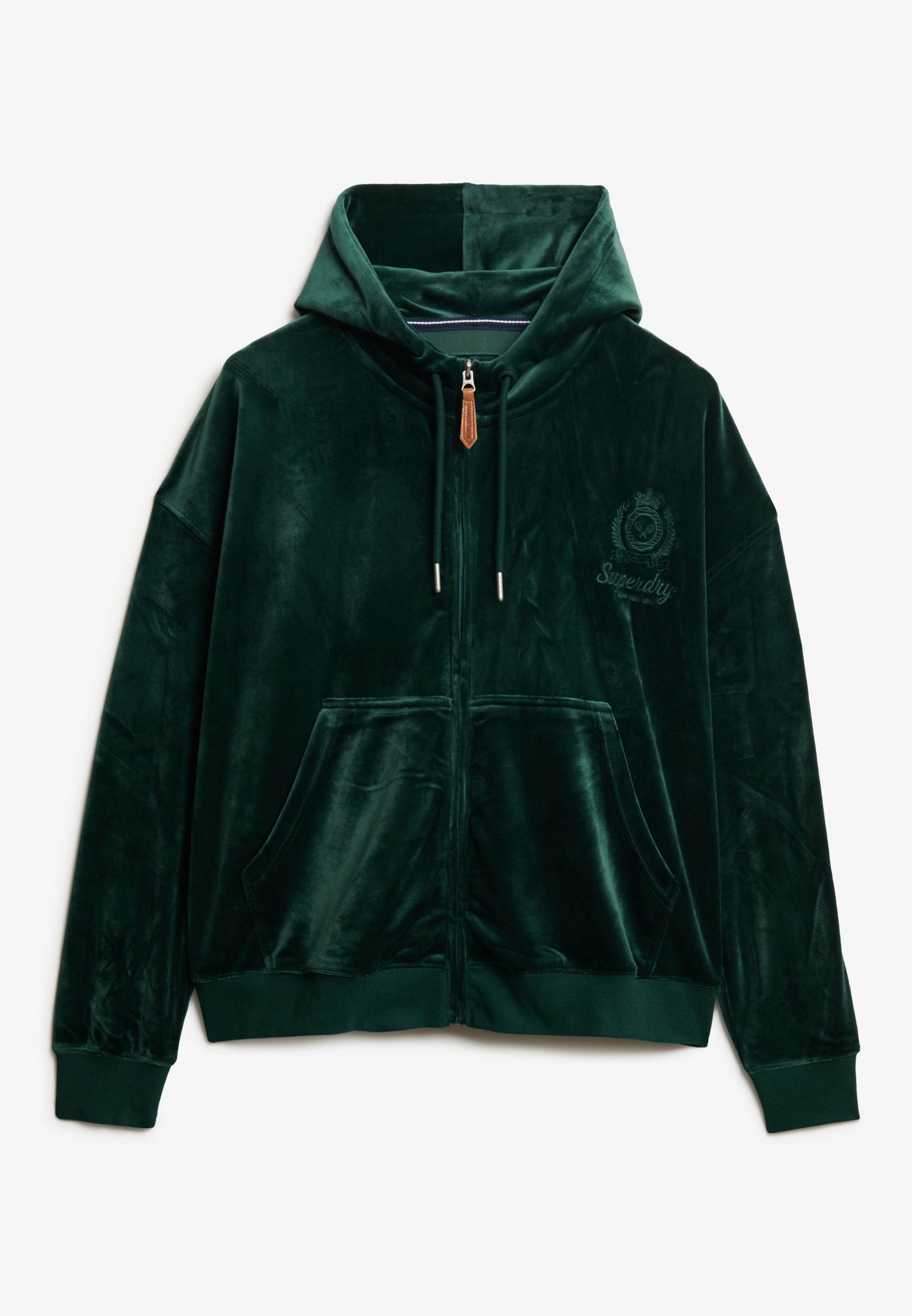 هودي مخملي بسحاب من كانتري كلوب