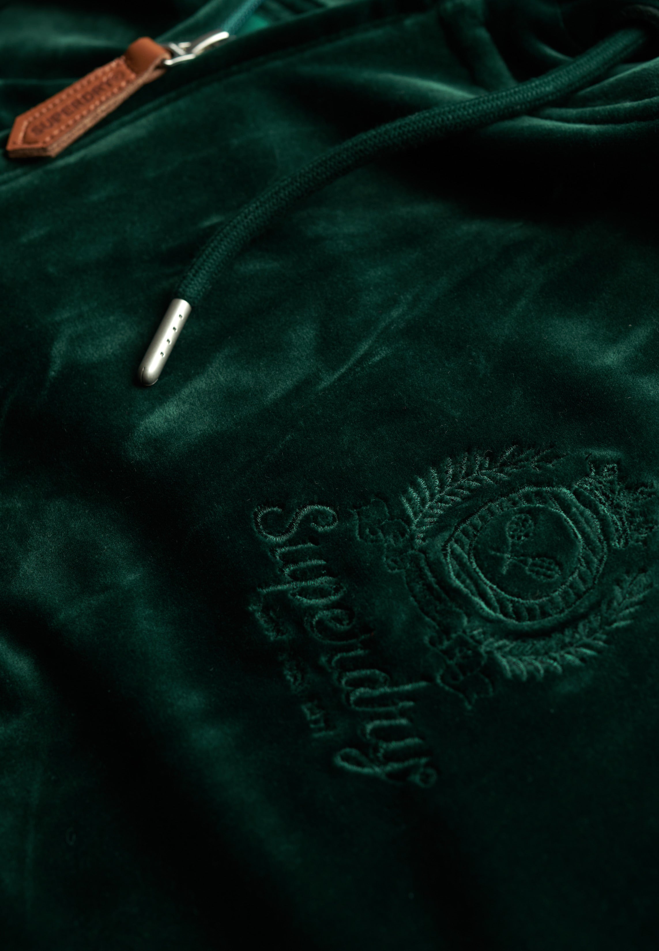 Country Club Velour Zip Hoodie