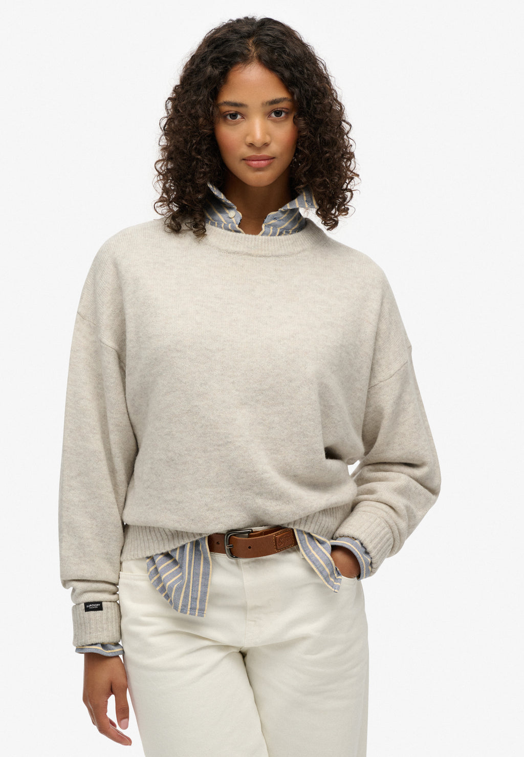 Slouchy Crew Neck Jumper