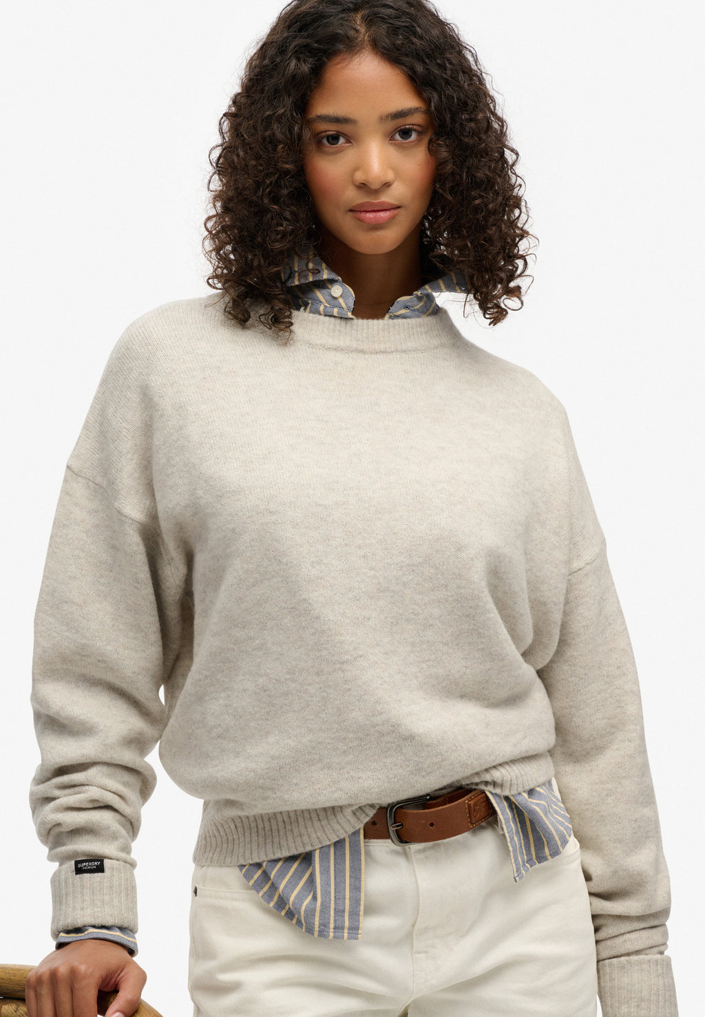 Slouchy Crew Neck Jumper