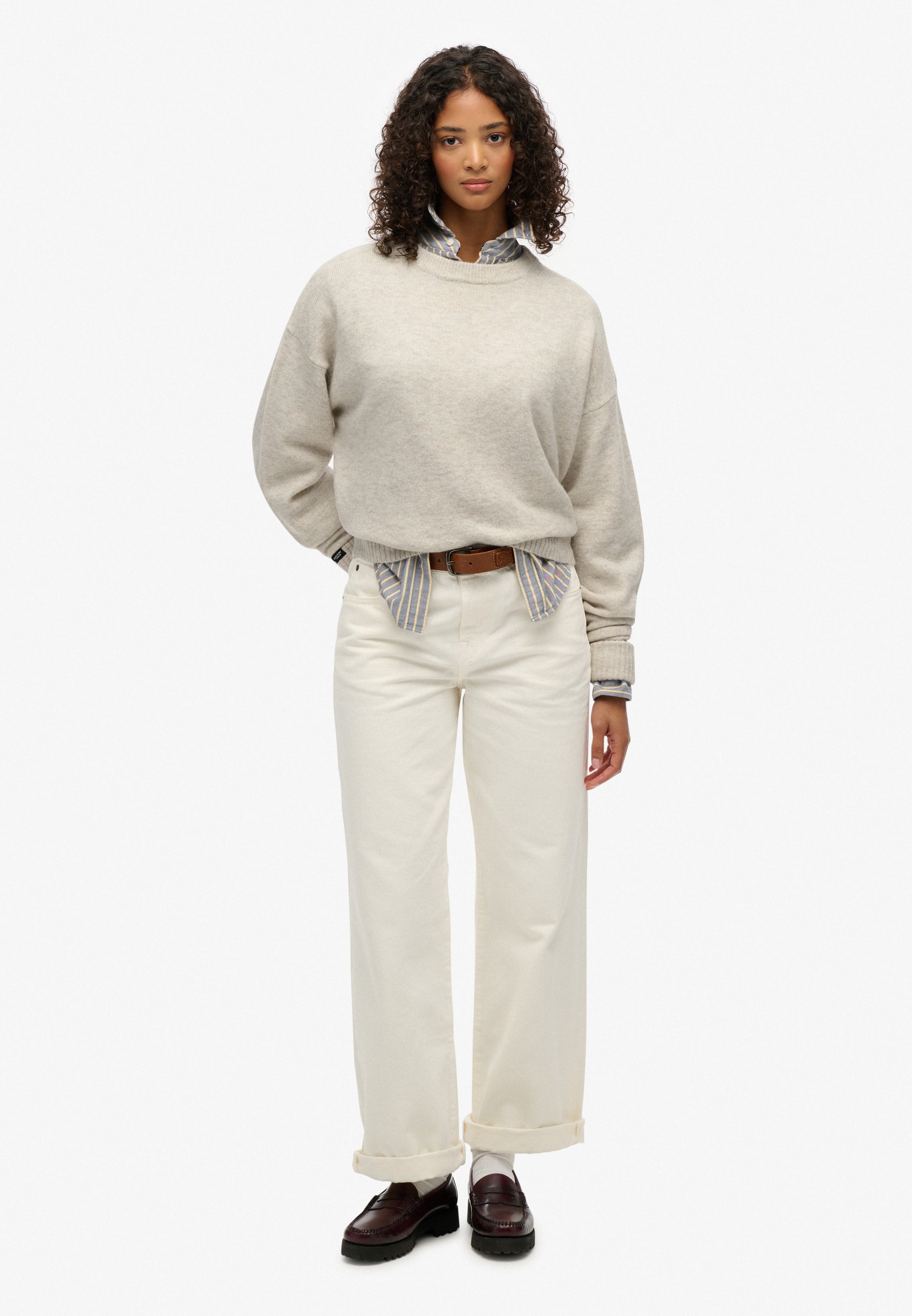 Slouchy Crew Neck Jumper