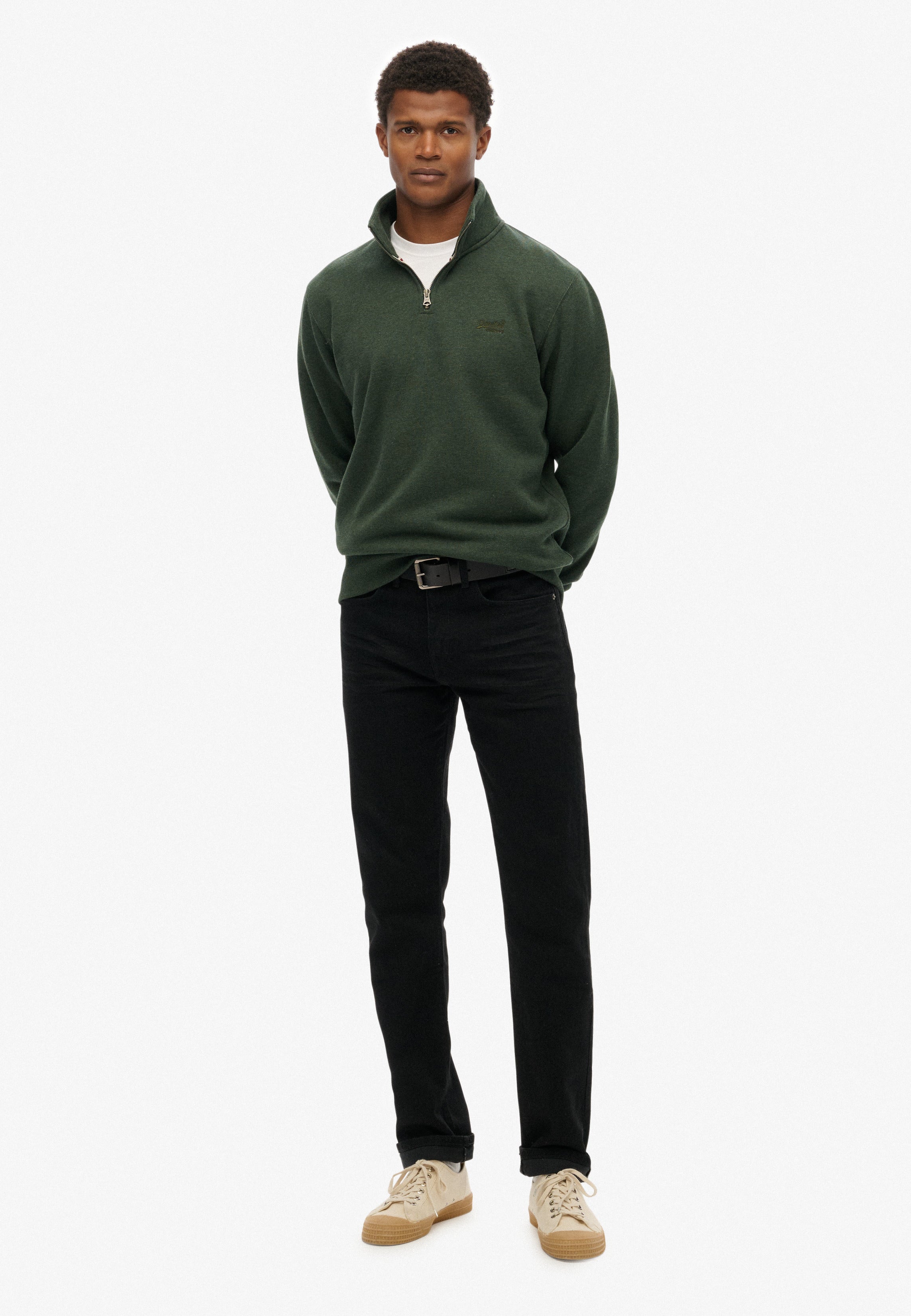 Essential Logo Half Zip Sweatshirt