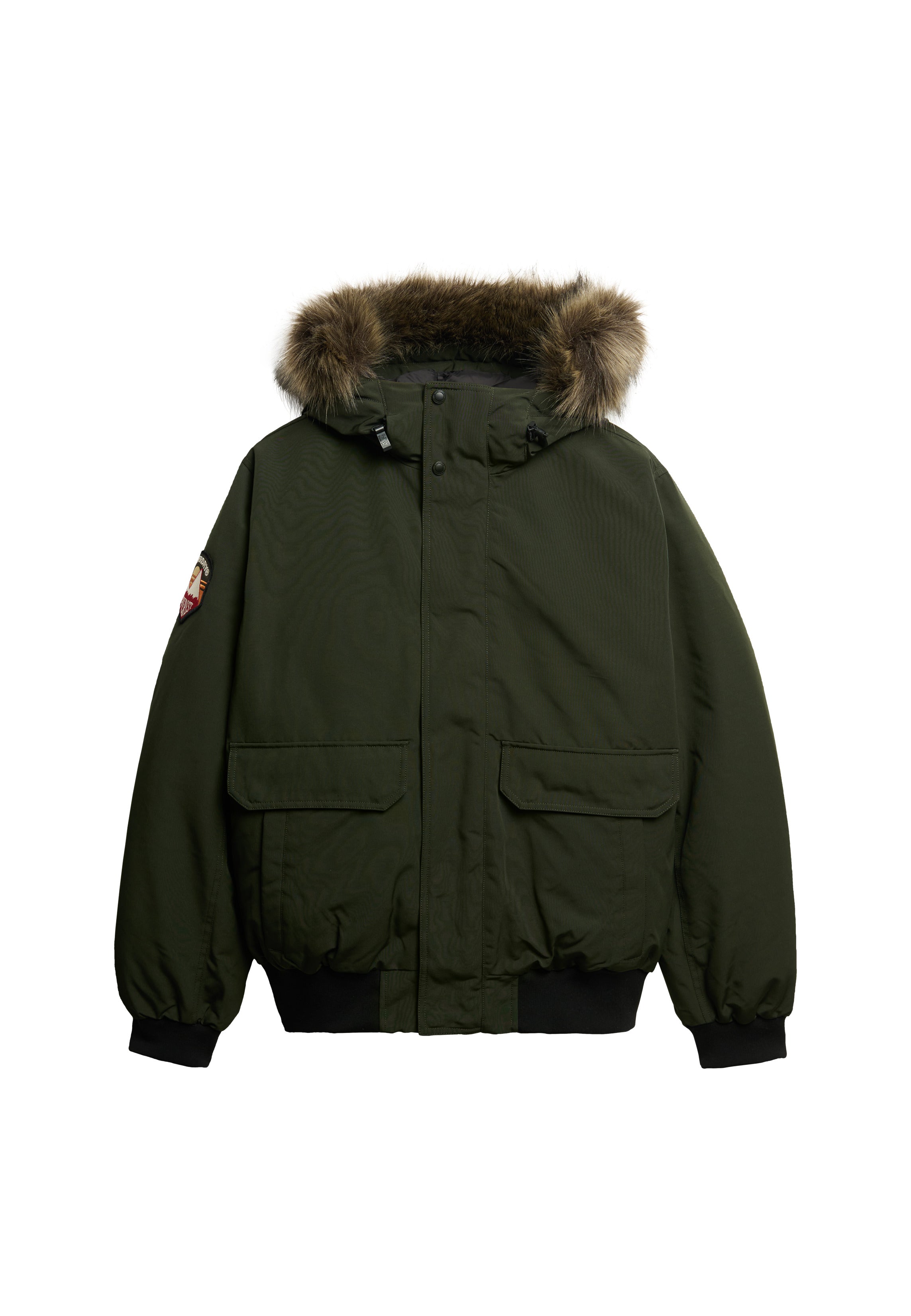 Everest Faux Fur Bomber Jacket