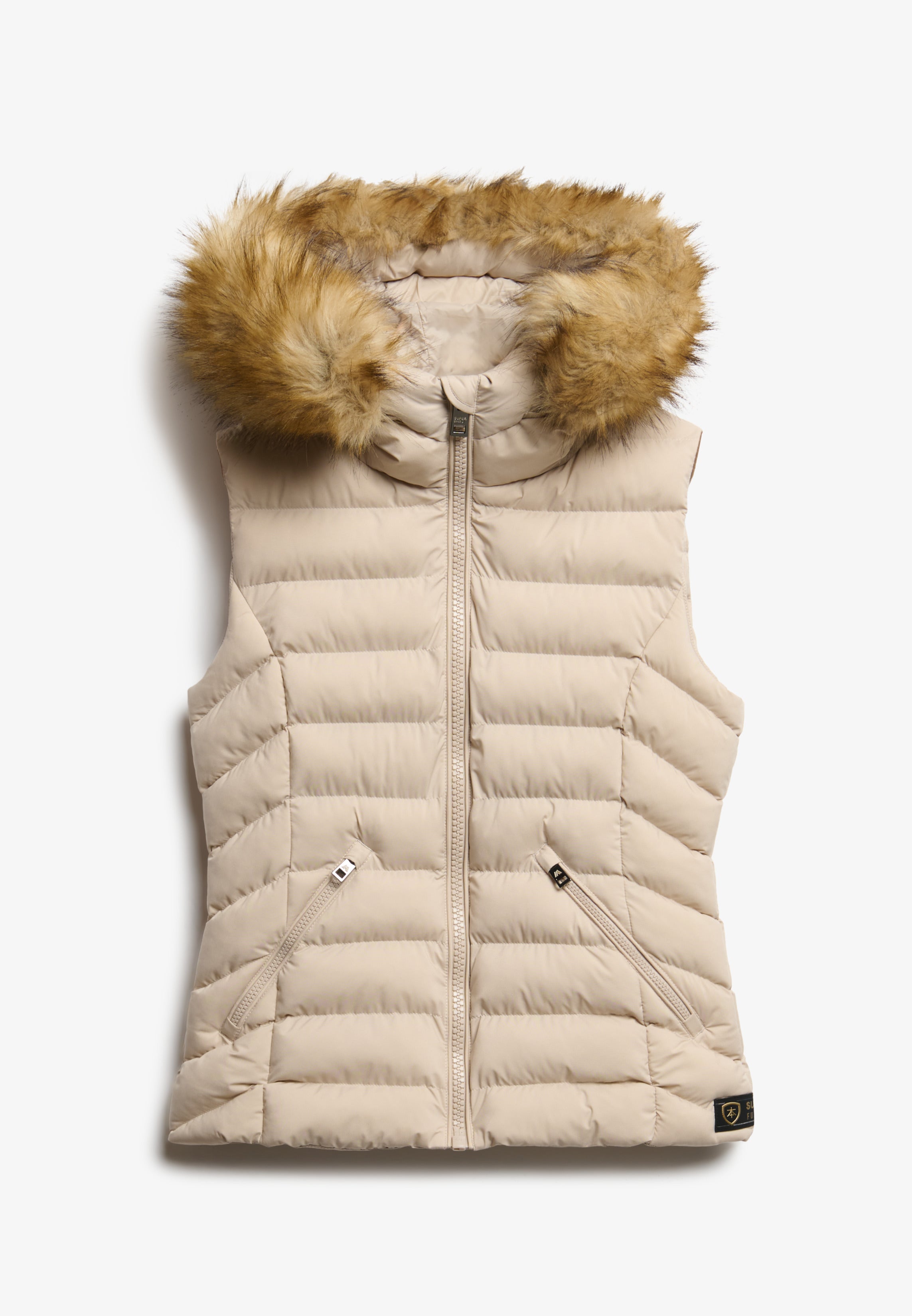 Fuji Faux Fur Hooded Gilet