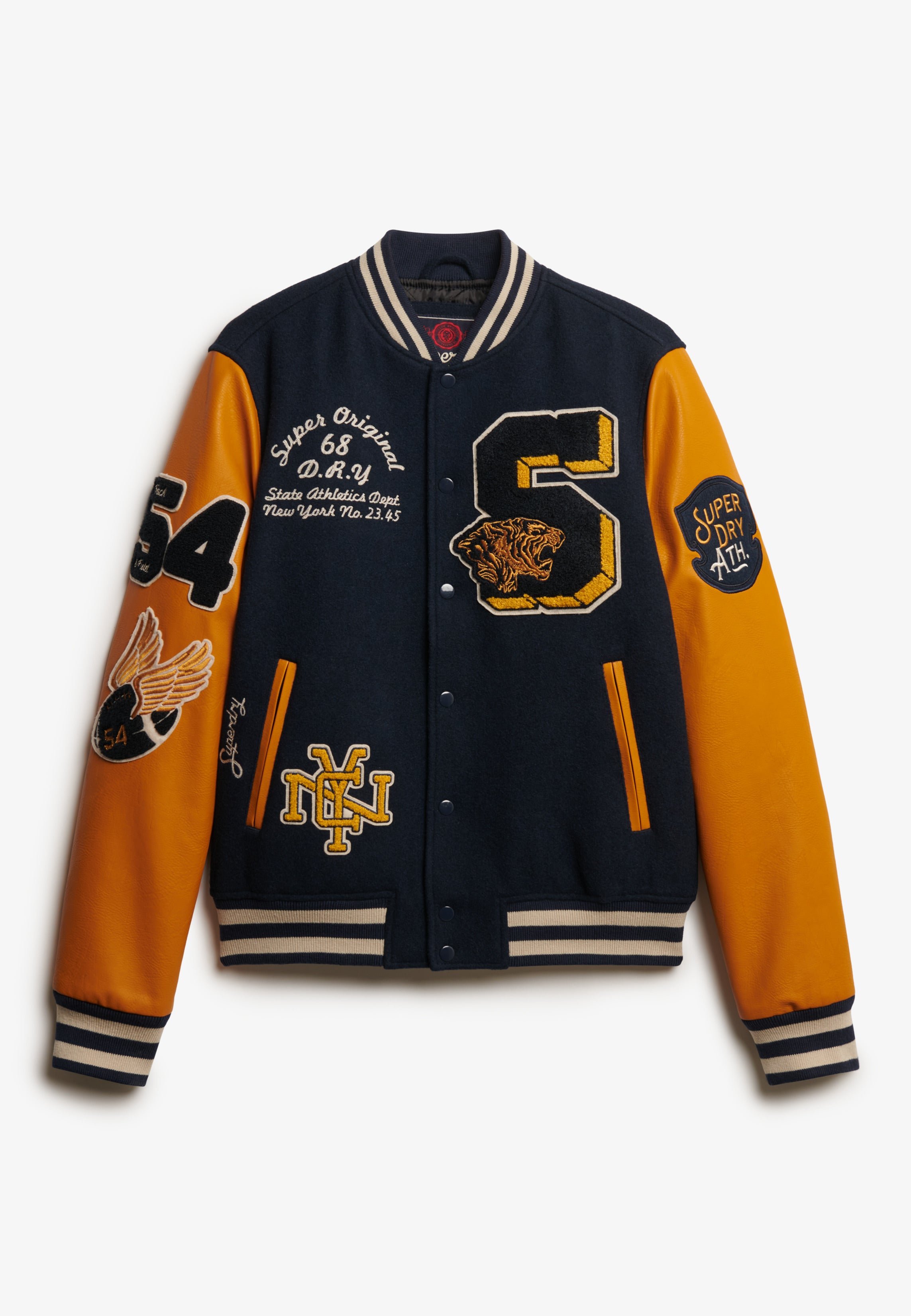 Vintage Patched Varsity Jkt