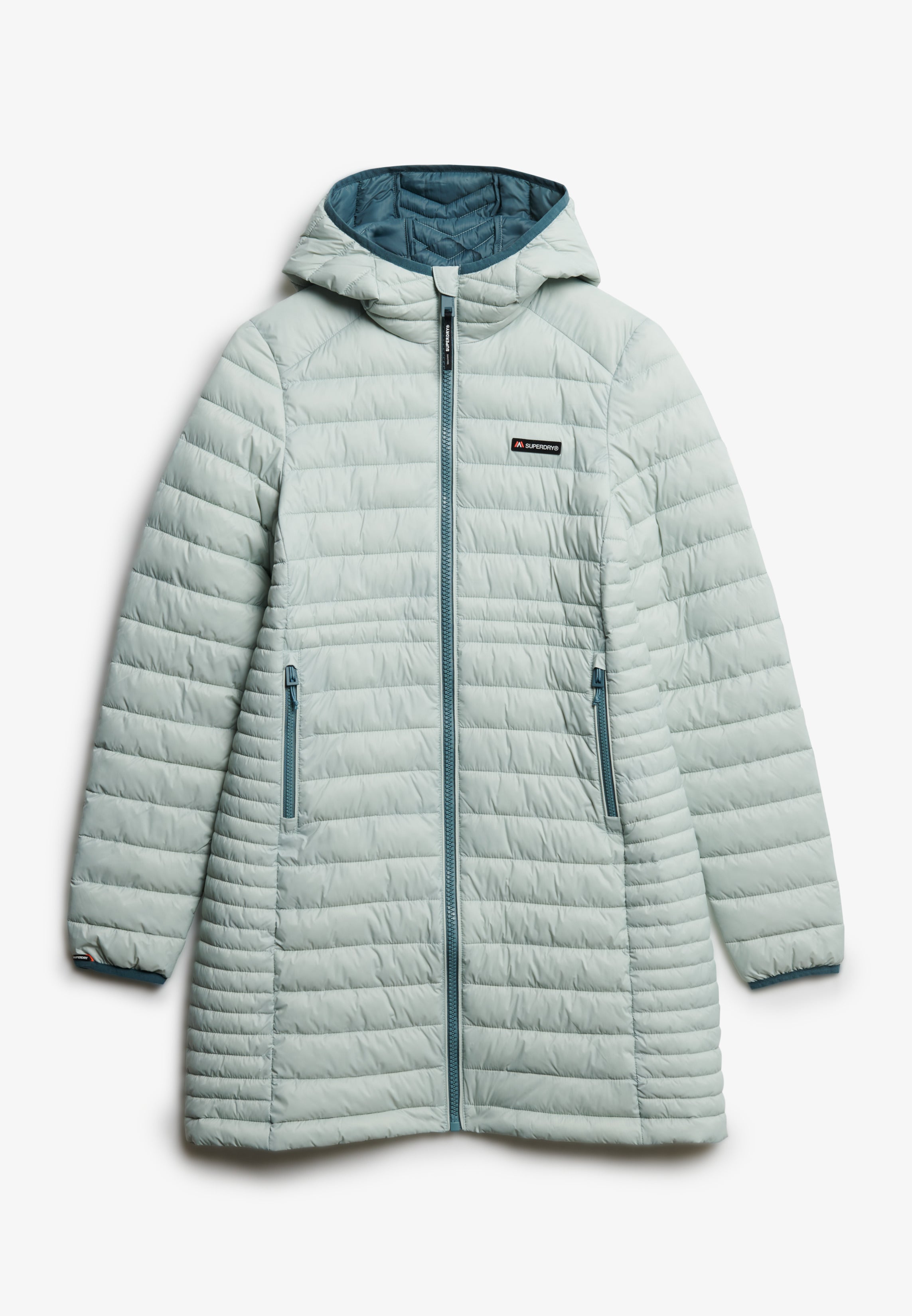 Hooded Fuji Lite Mid Length Padded Jacket