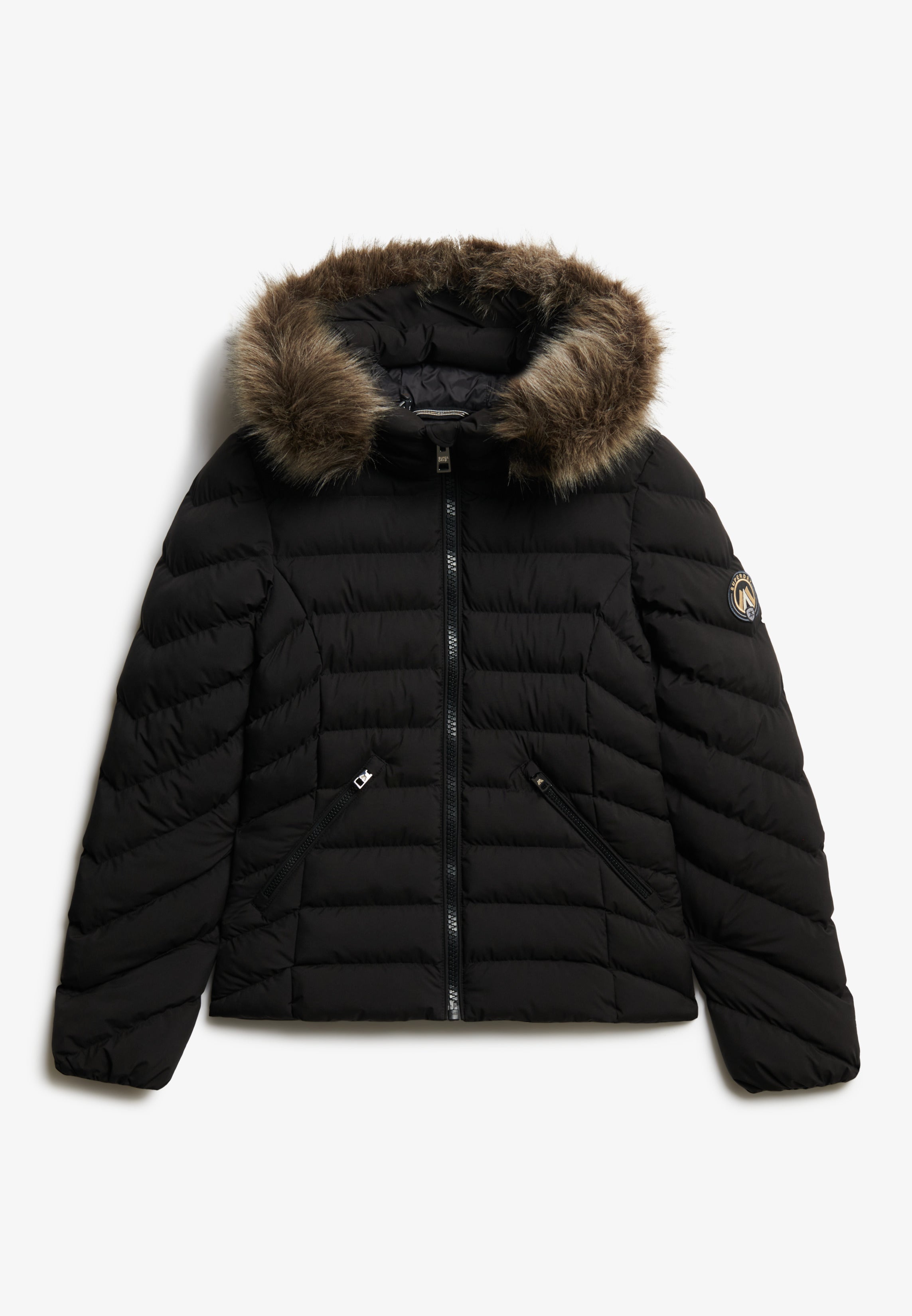 Fuji Faux Fur Hood Padded Jacket