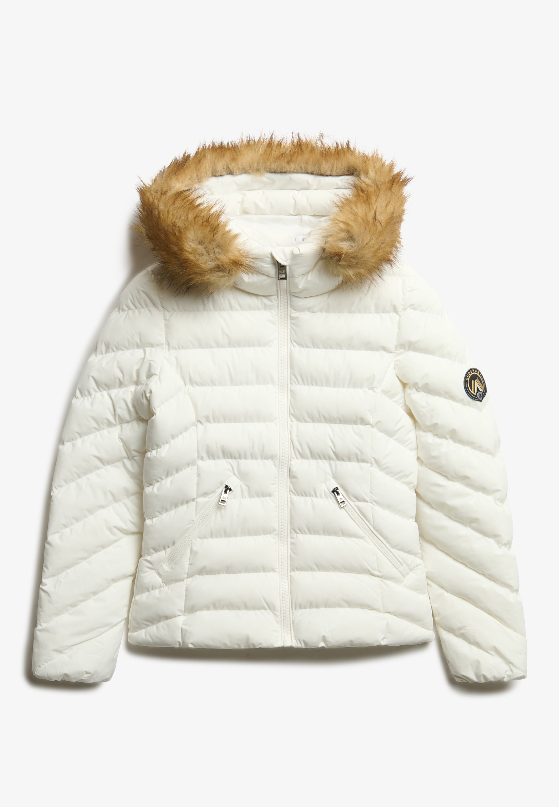 Fuji Faux Fur Hood Padded Jacket