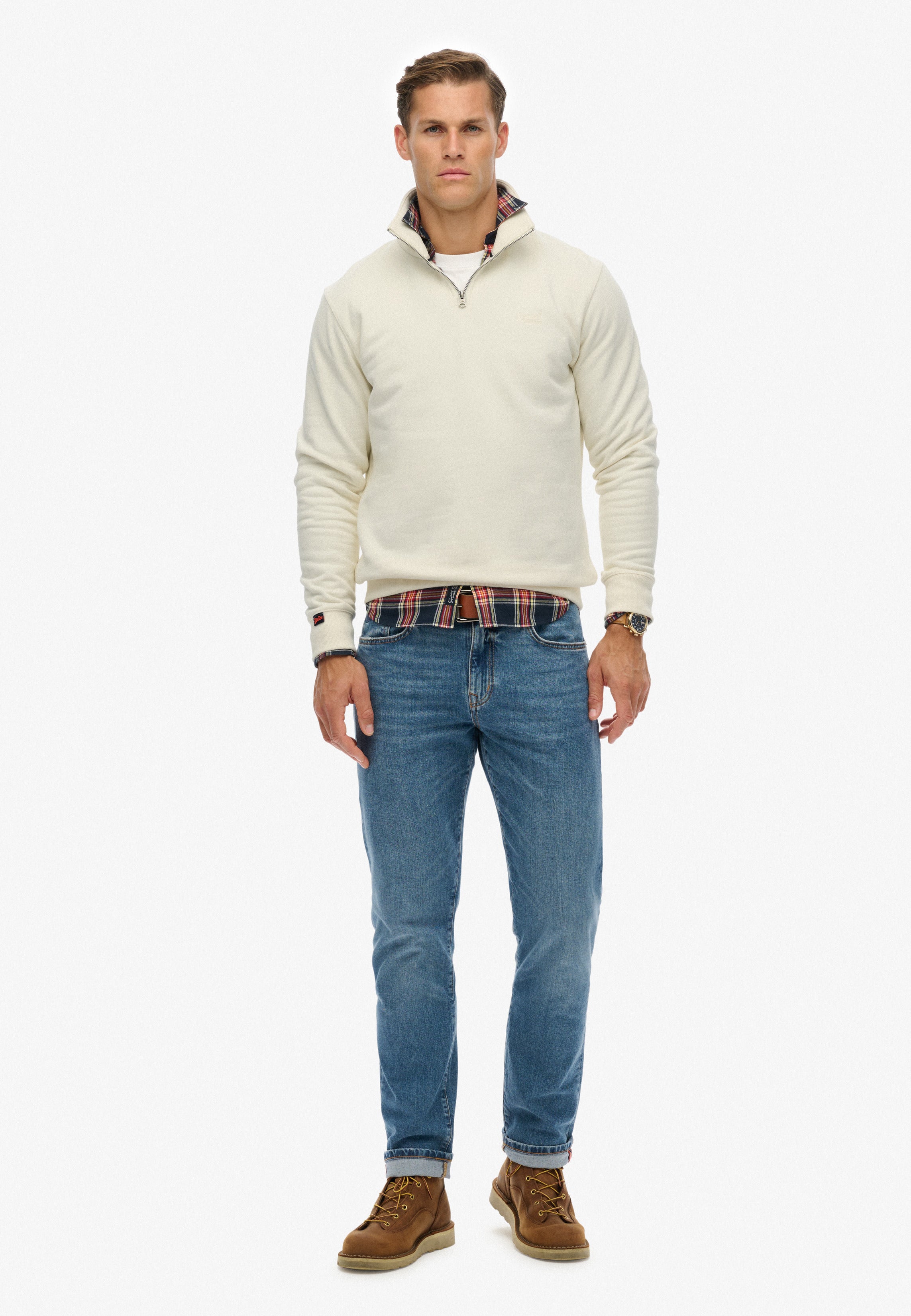 Essential Logo Half Zip Sweatshirt