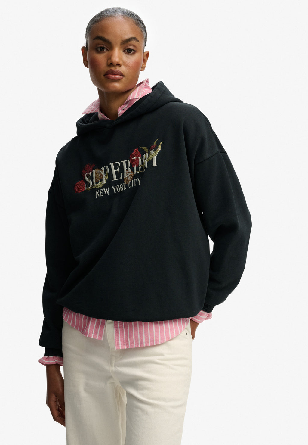 Night Garden Relaxed Hoodie