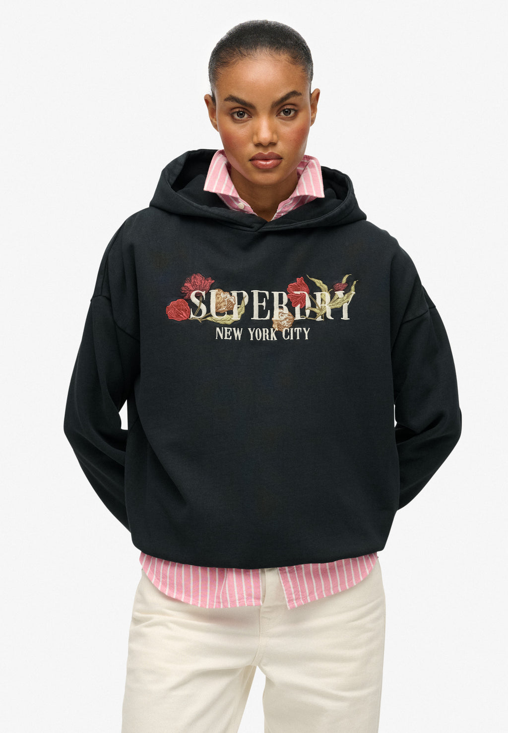 Night Garden Relaxed Hoodie