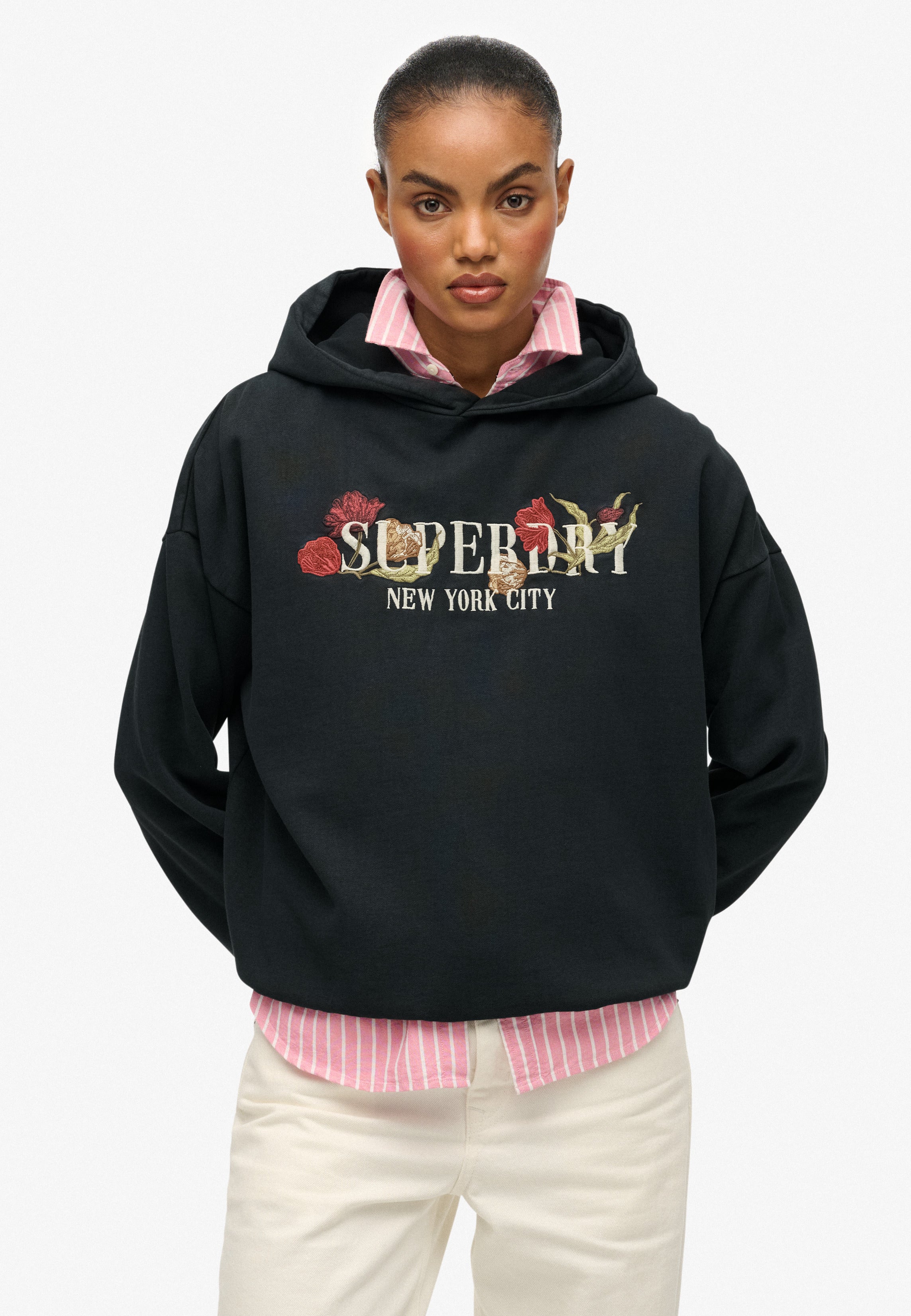 Night Garden Relaxed Hoodie