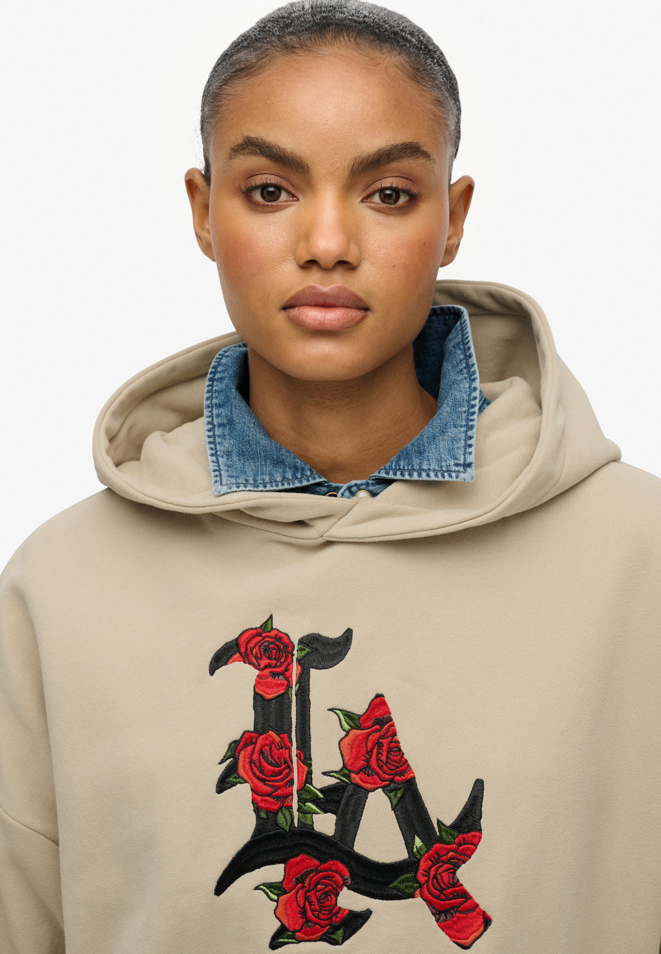 Night Garden Relaxed Hoodie