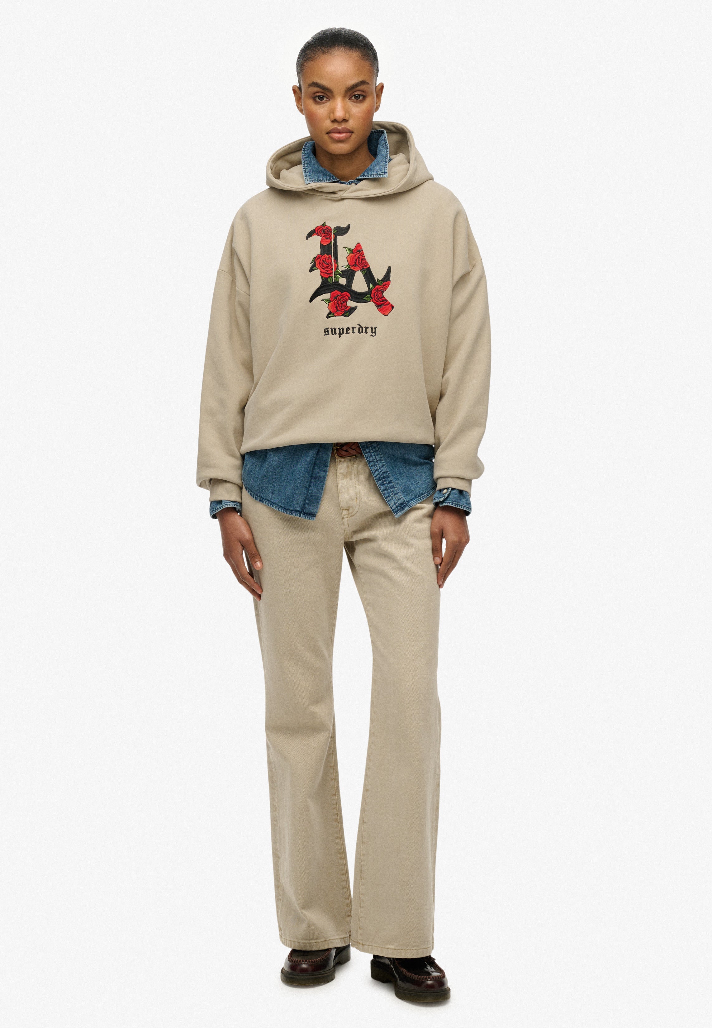 Night Garden Relaxed Hoodie