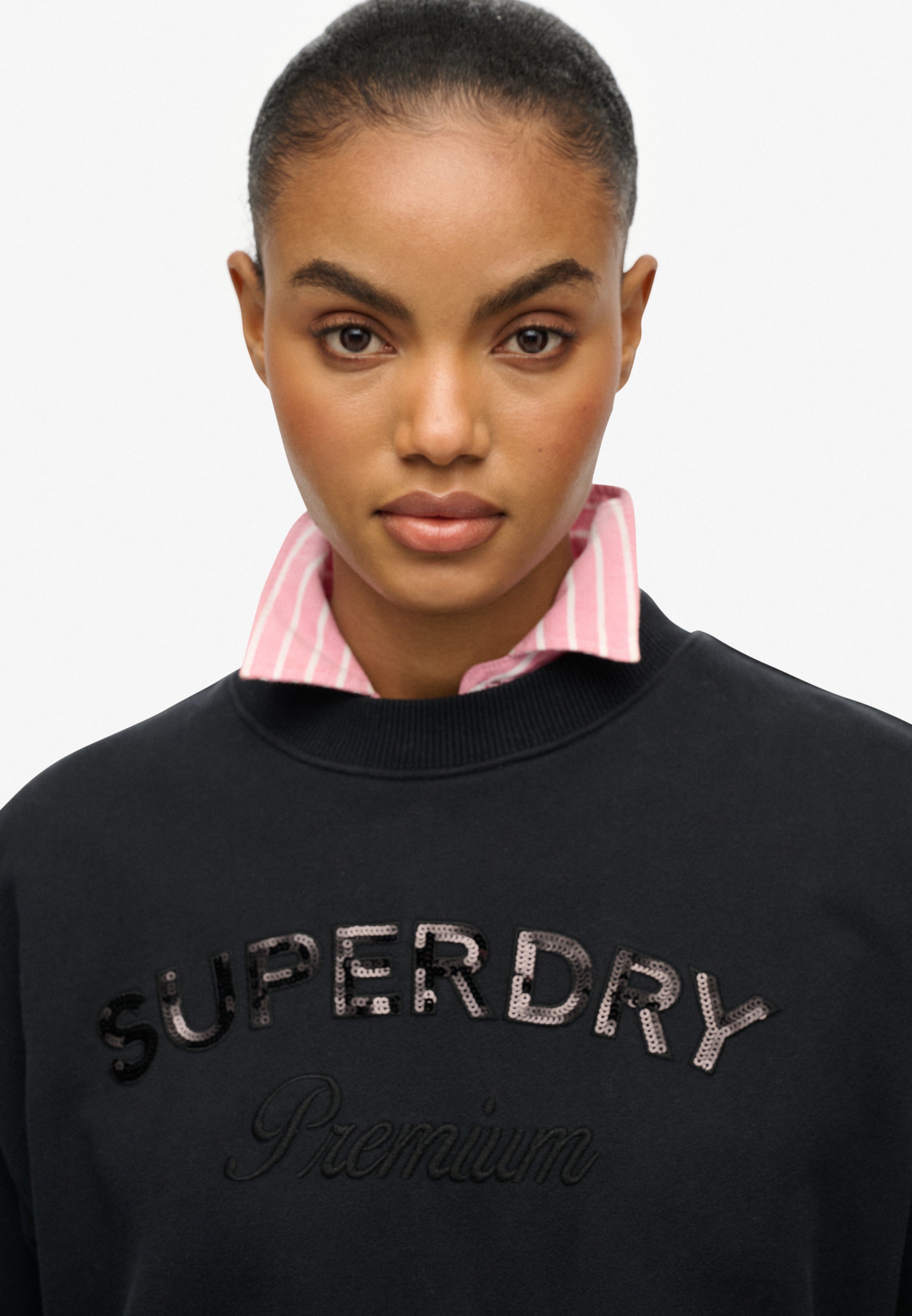 Premium Design Loose Crew Sweatshirt