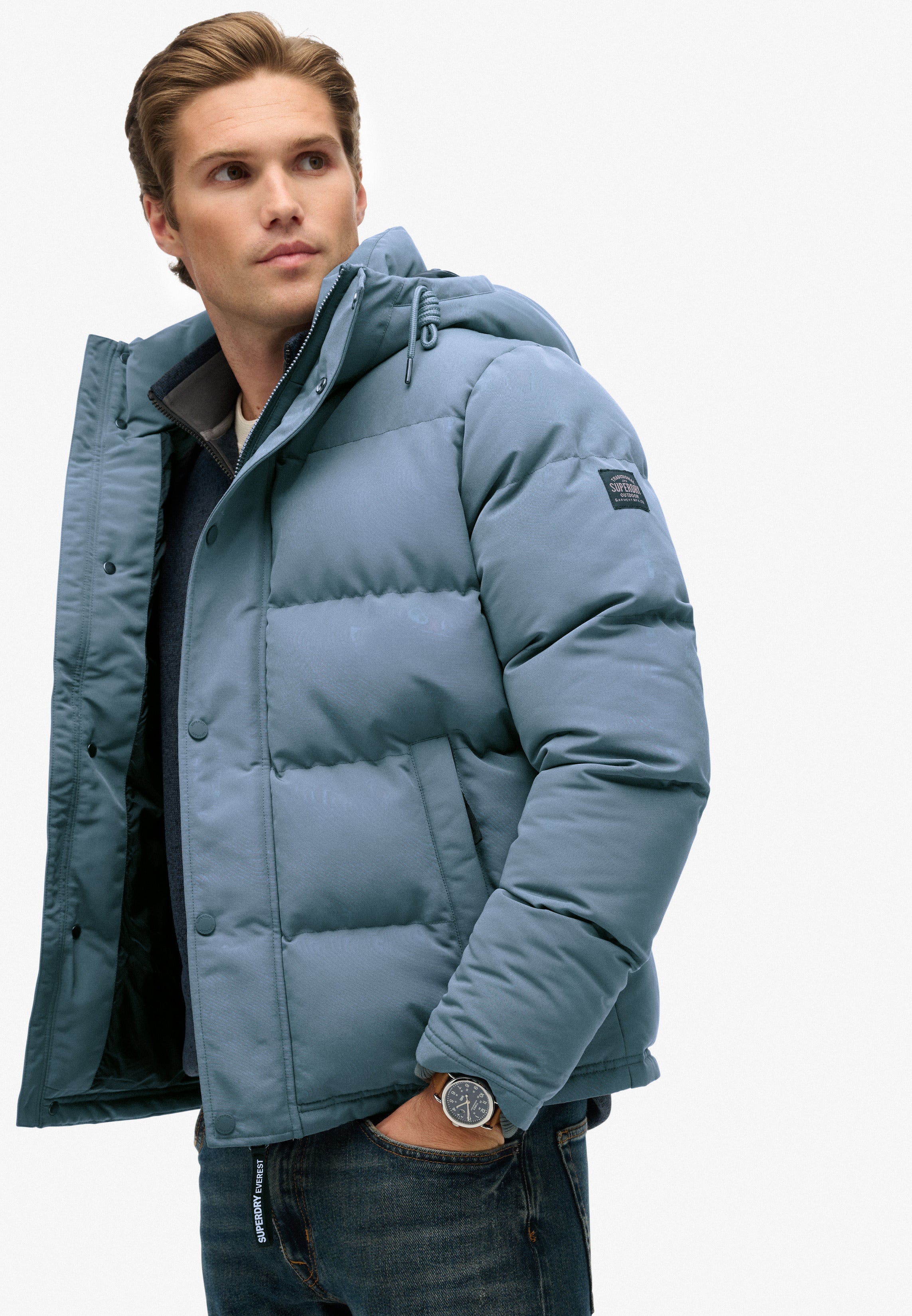Everest Short Hooded Puffer Jacket