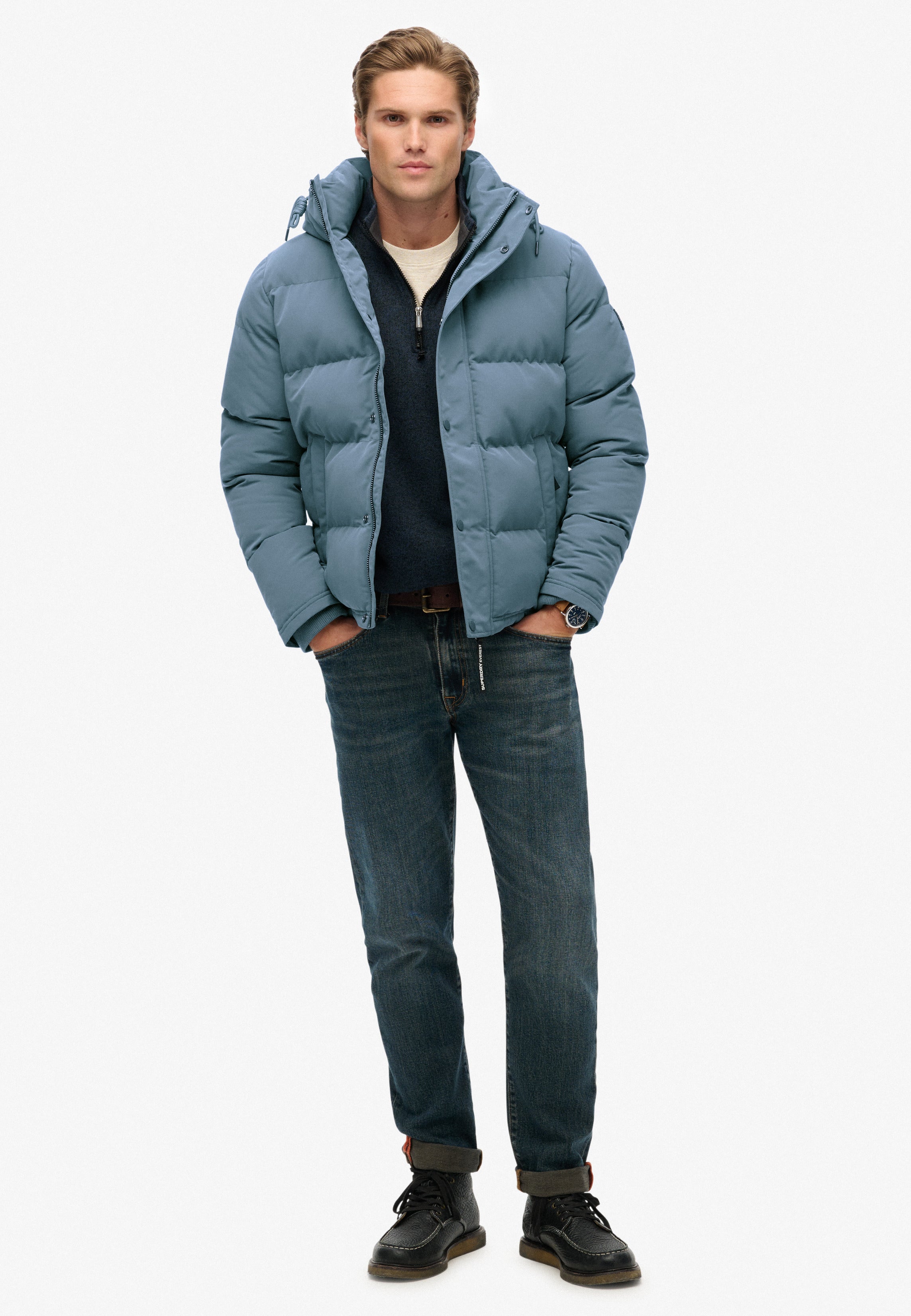 Everest Short Hooded Puffer Jacket