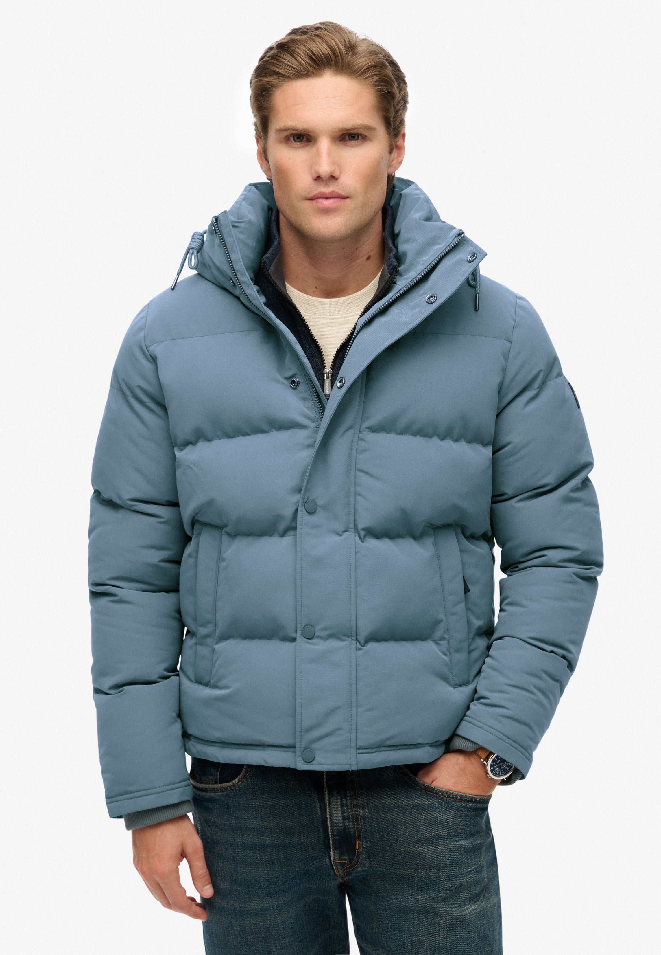 Everest Short Hooded Puffer Jacket