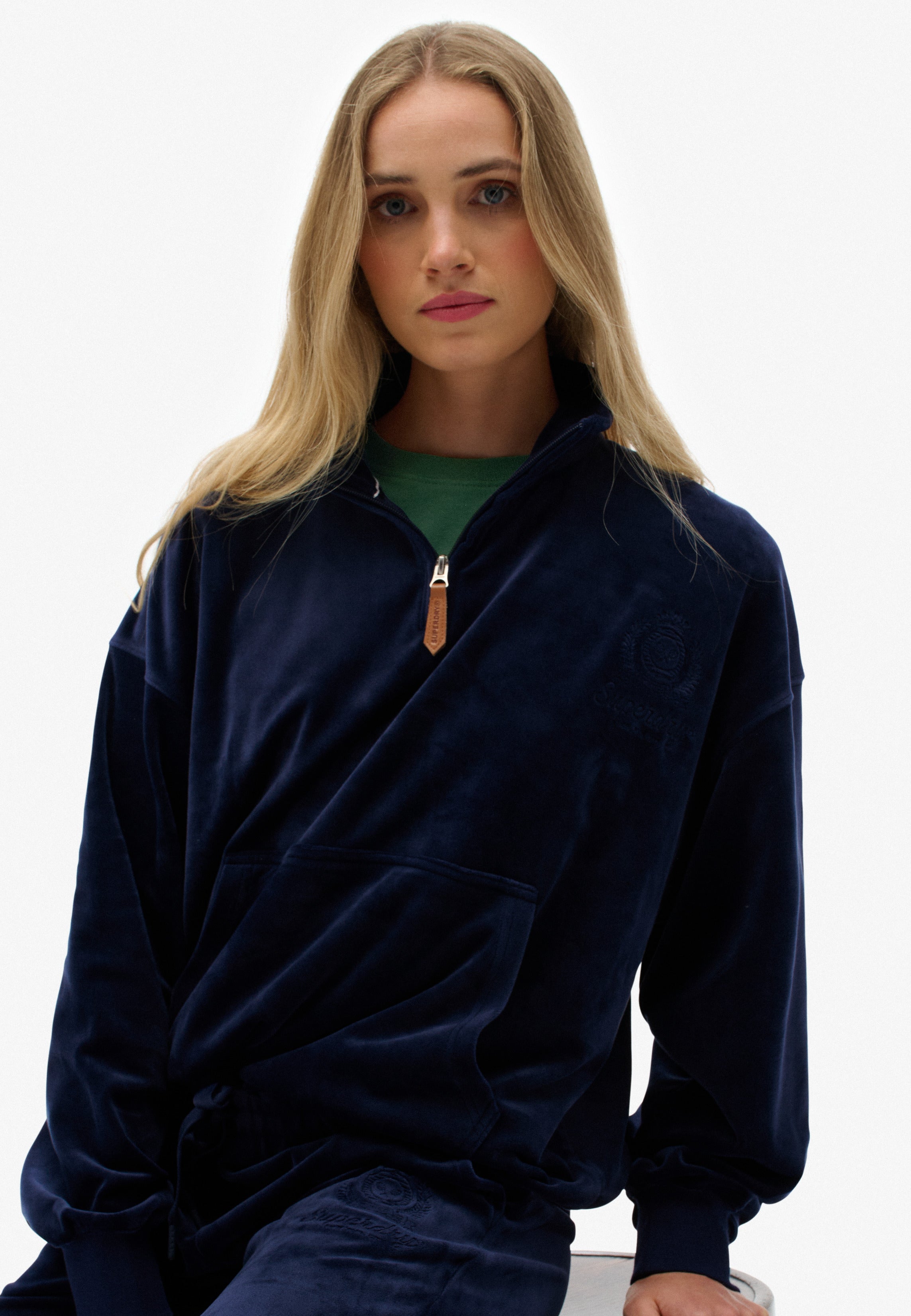 Country Club Velour Quarter Zip