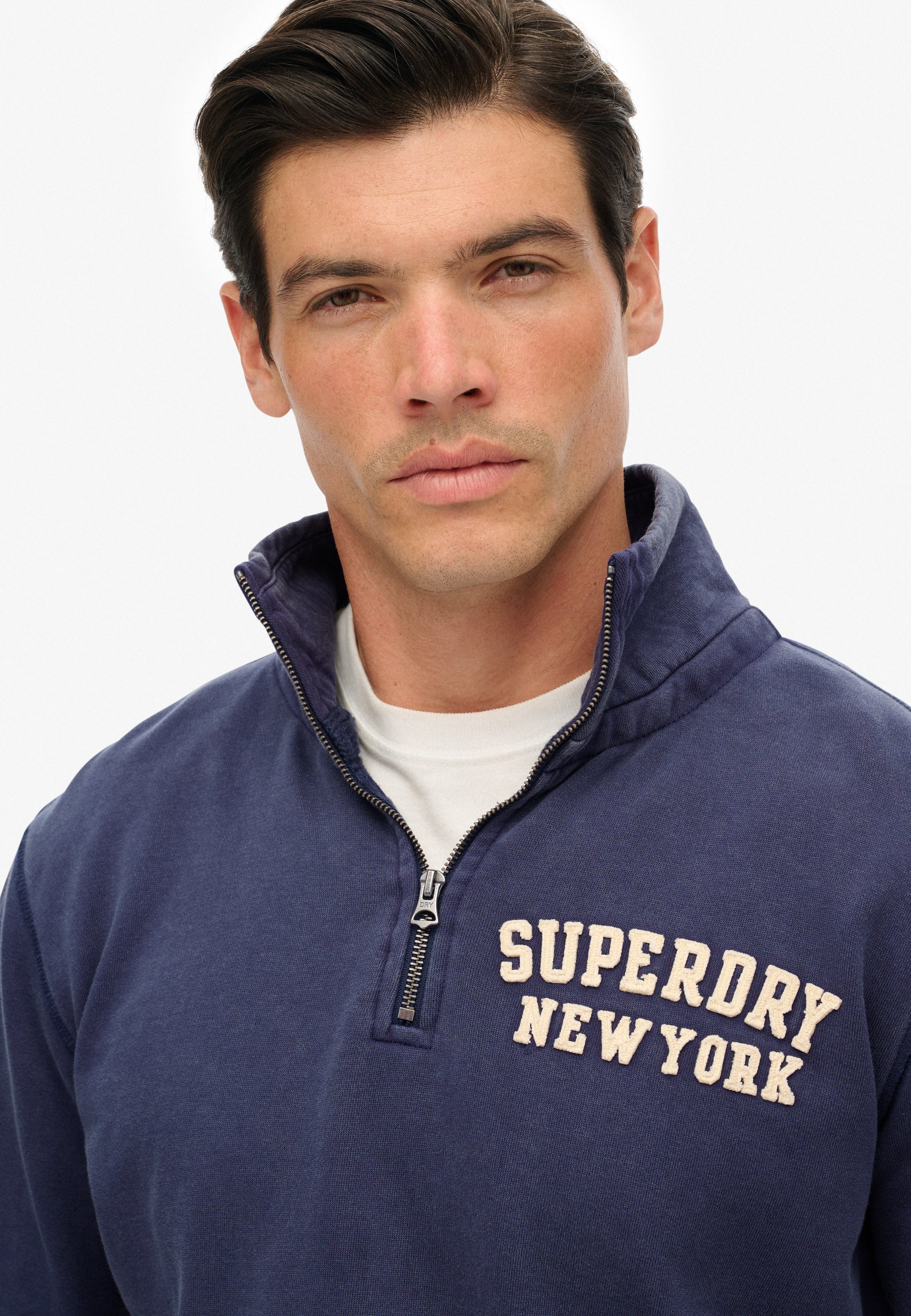 Vintage Athletic Zip Half-Zip Jumper