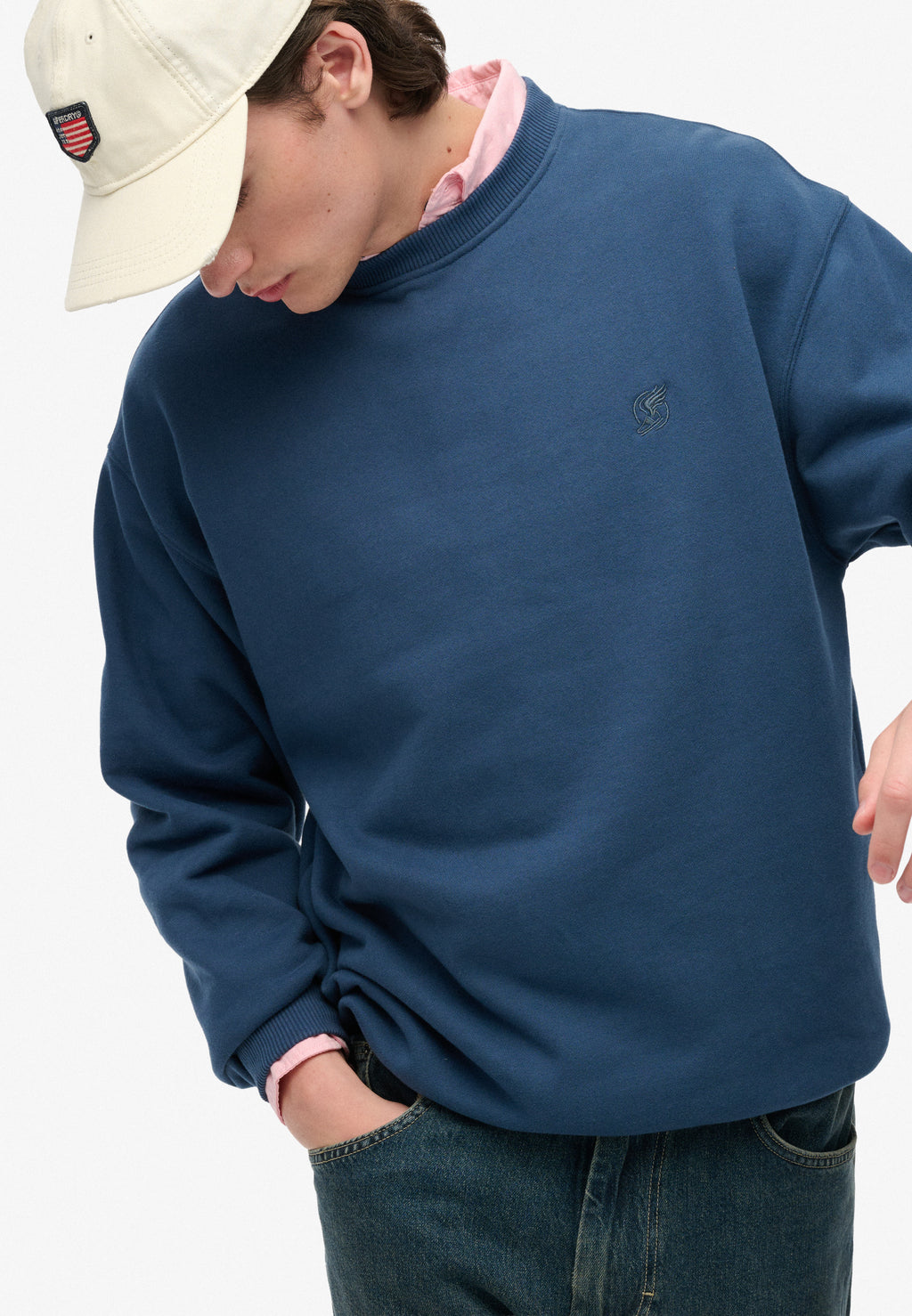 Blank Oversized Crew Sweatshirt