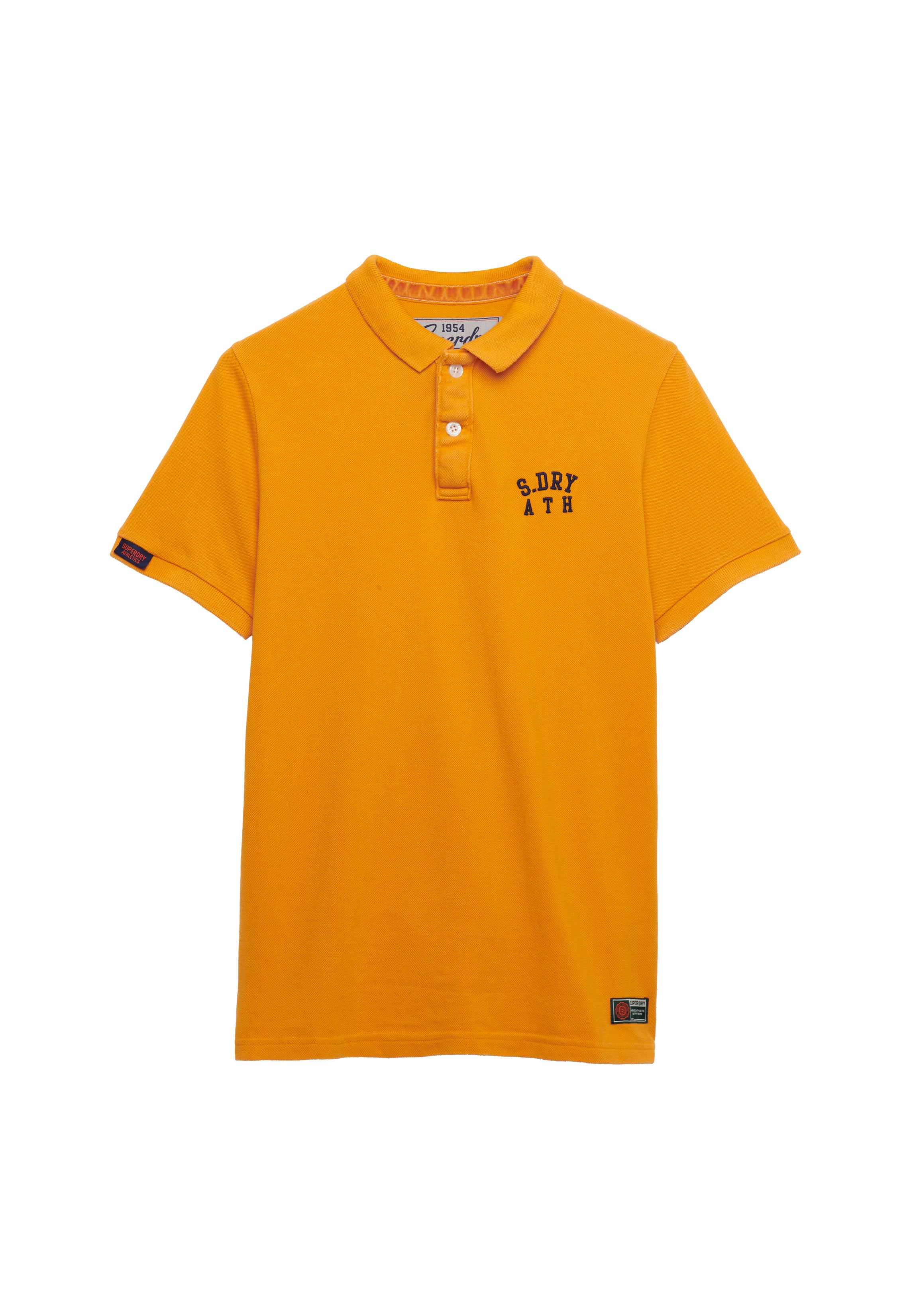 Vintage Athletic Embroidered Polo Shirt