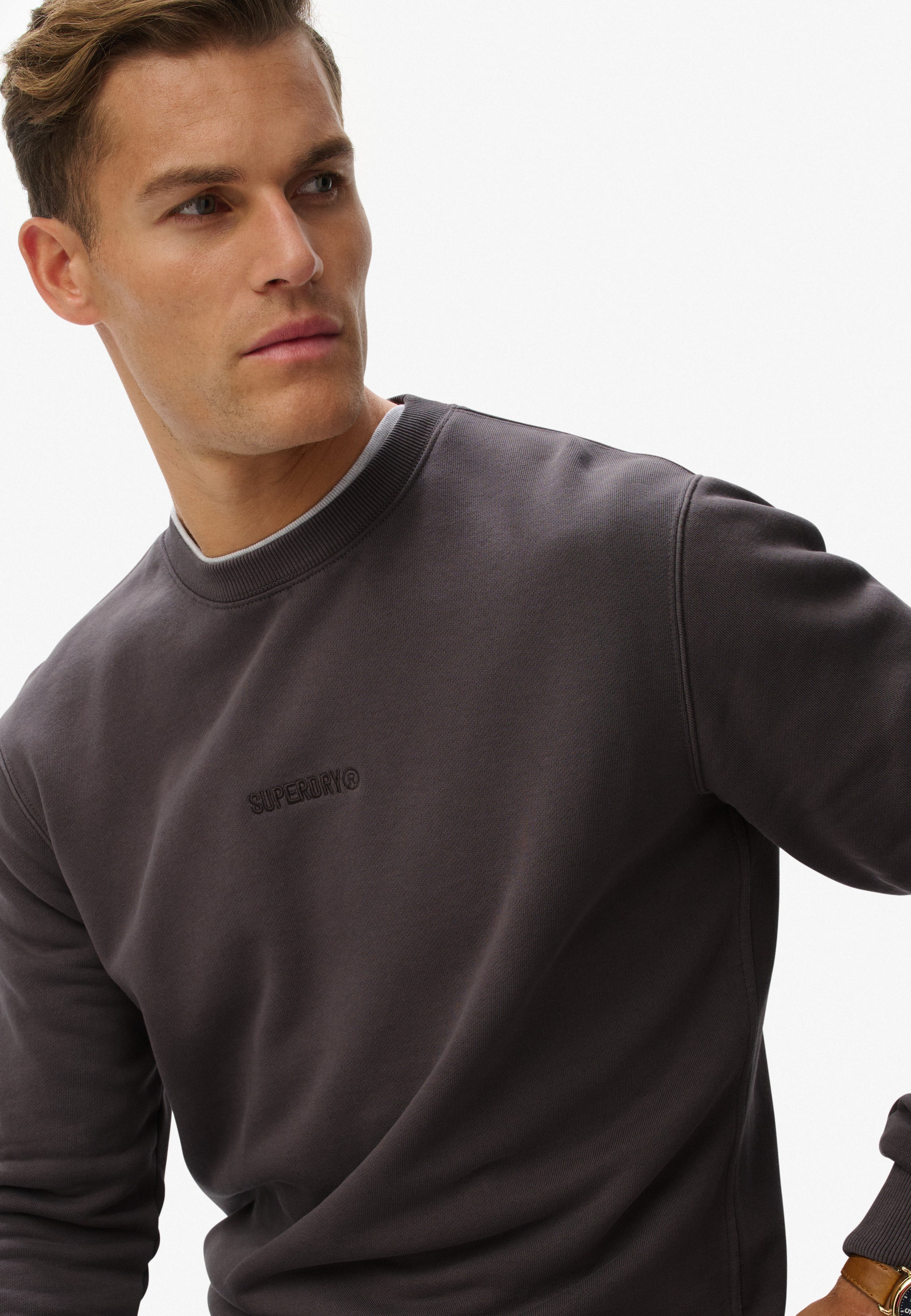 Micro Logo Crew Sweatshirt