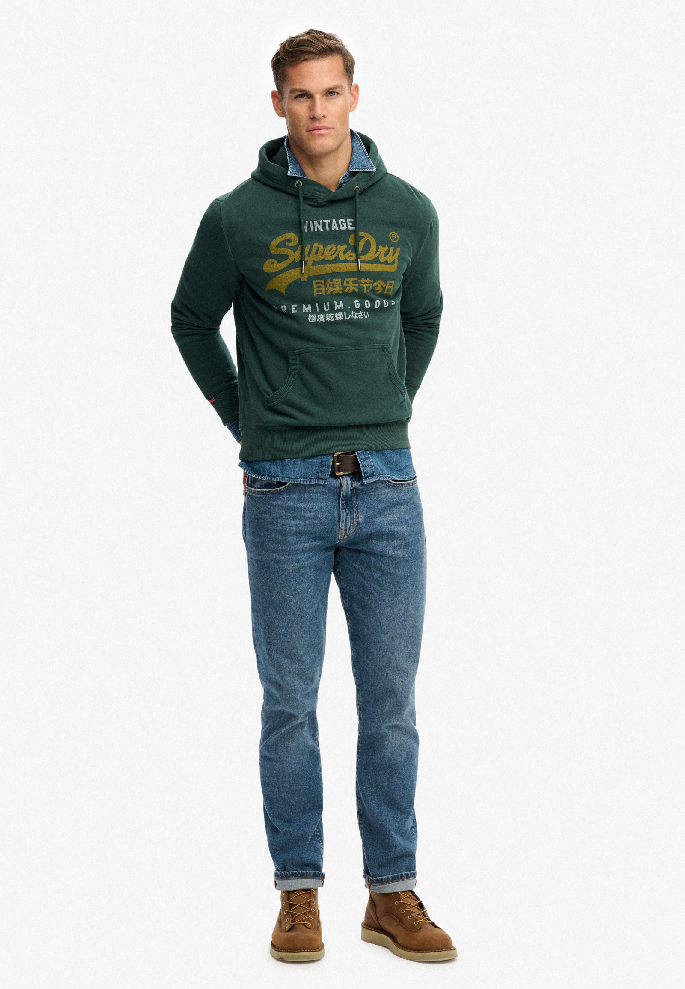 Vintage Logo Duo Classic Hoodie