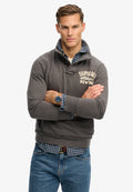 Vintage Athletic Henley Sweatshirt