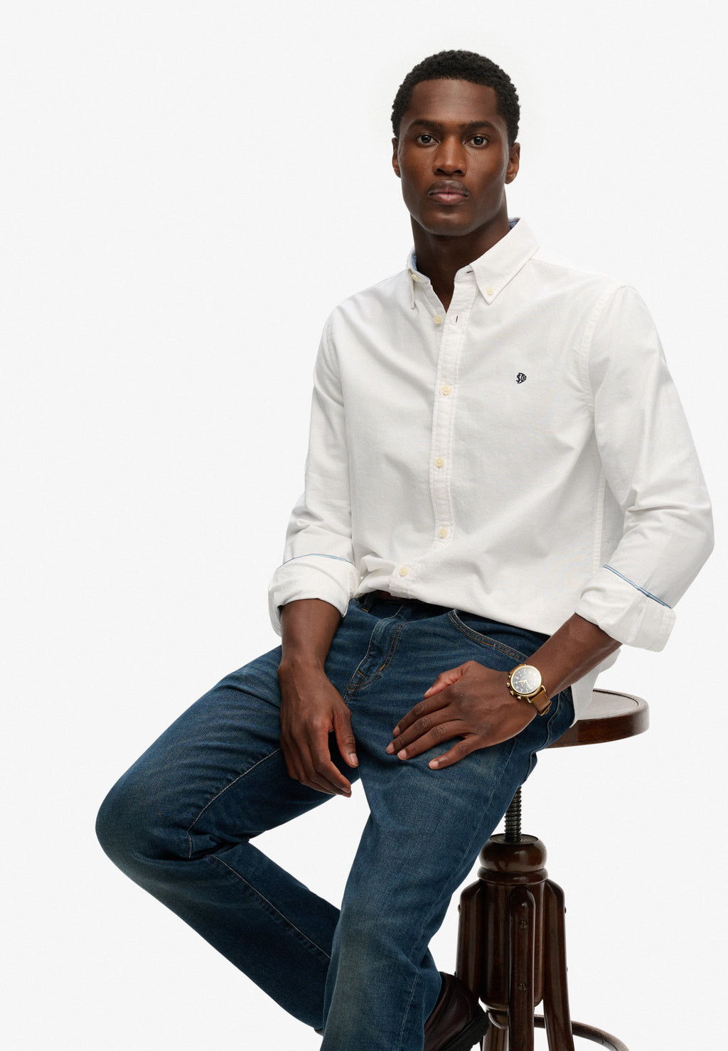 قميص أكسفورد PREPPY بأكمام طويلة